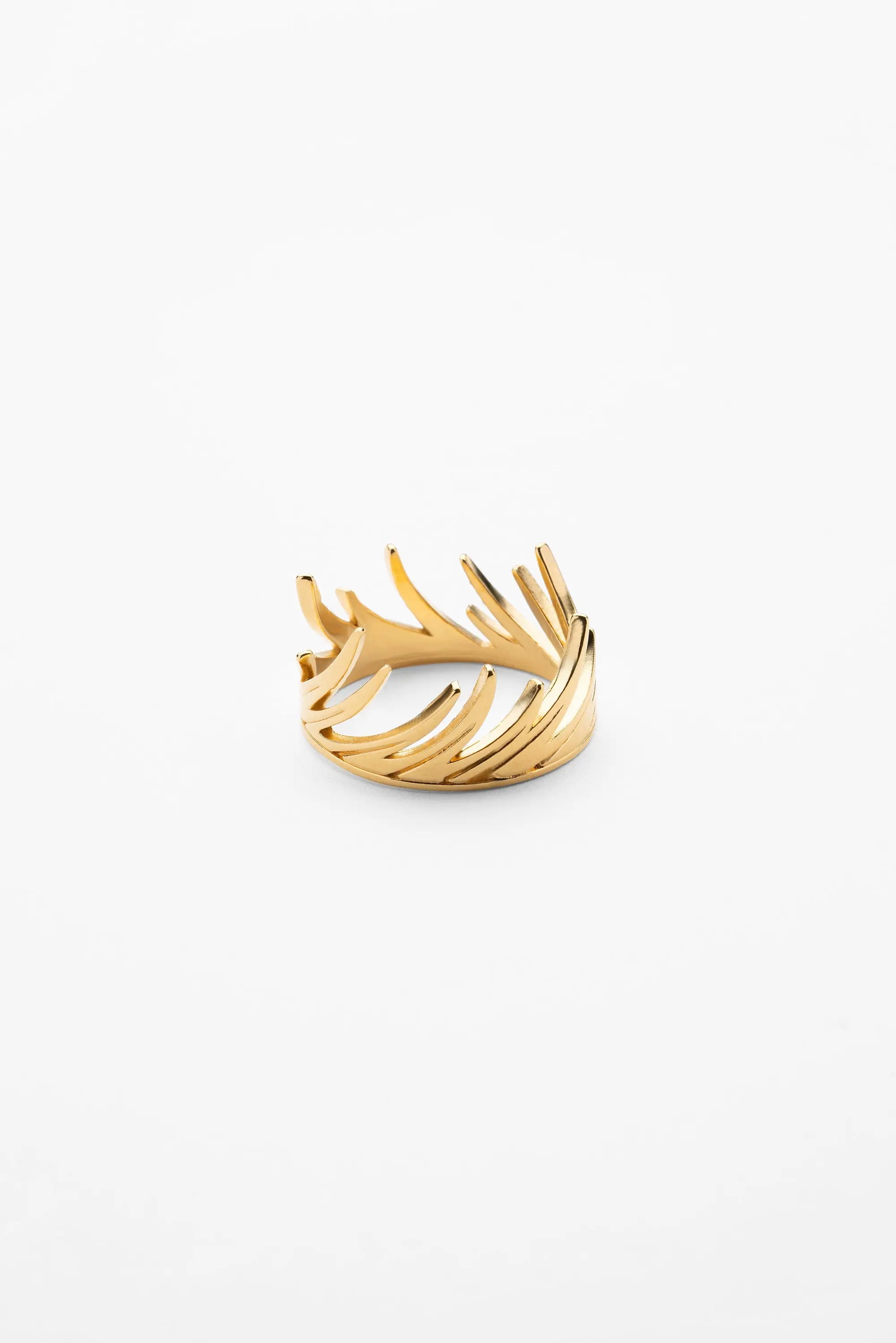 Palm Blades Ring, Jewelry Designed on Maui, Hawaii