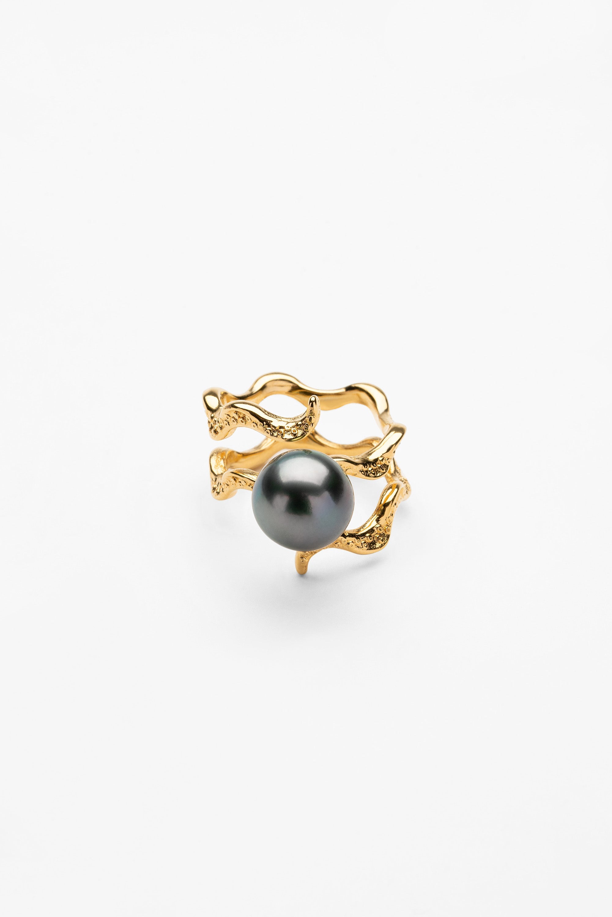 Wrap Me Up Ring with Tahitian Pearl