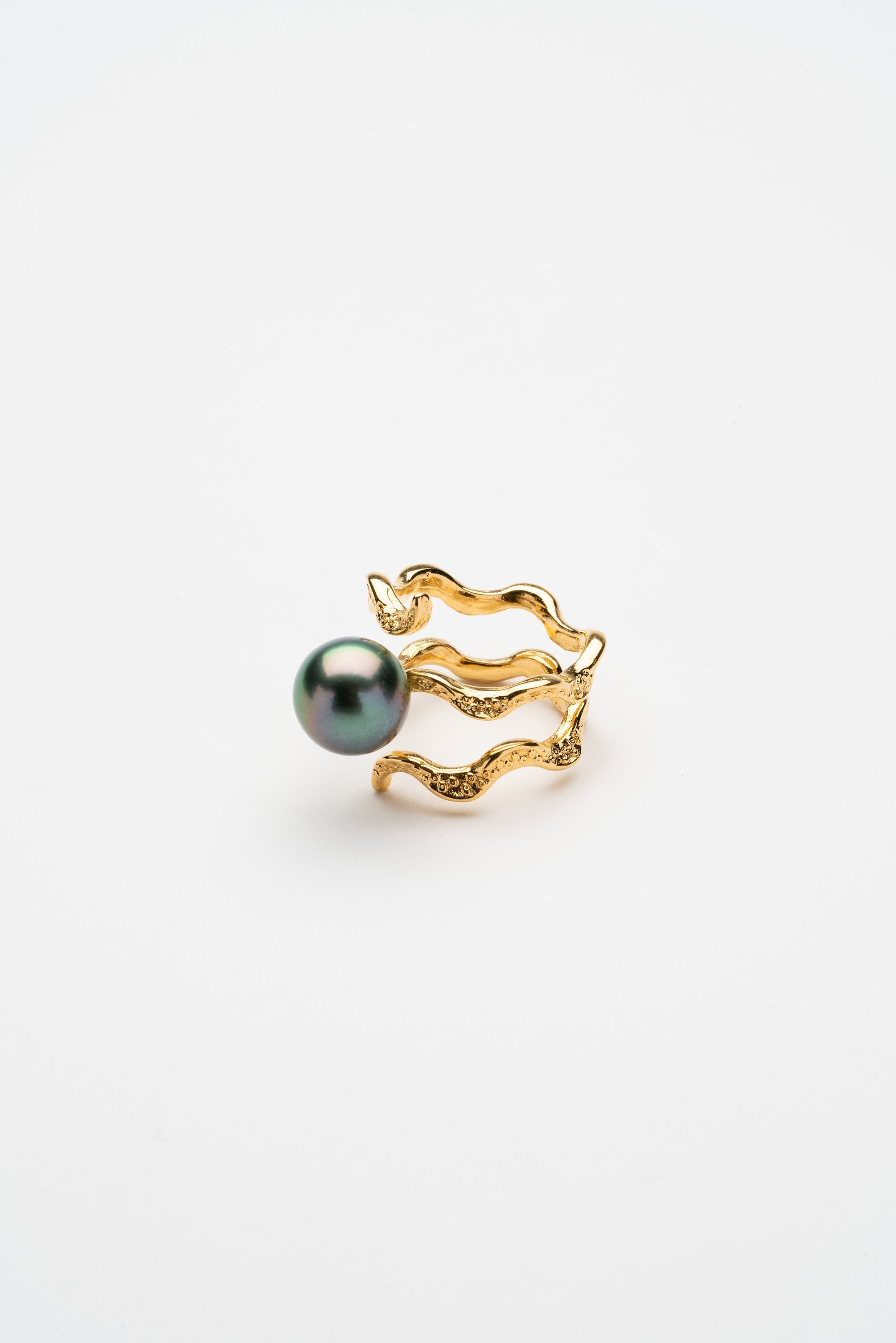Wrap Me Up Ring with Tahitian Pearl KEANI JEWELRY
