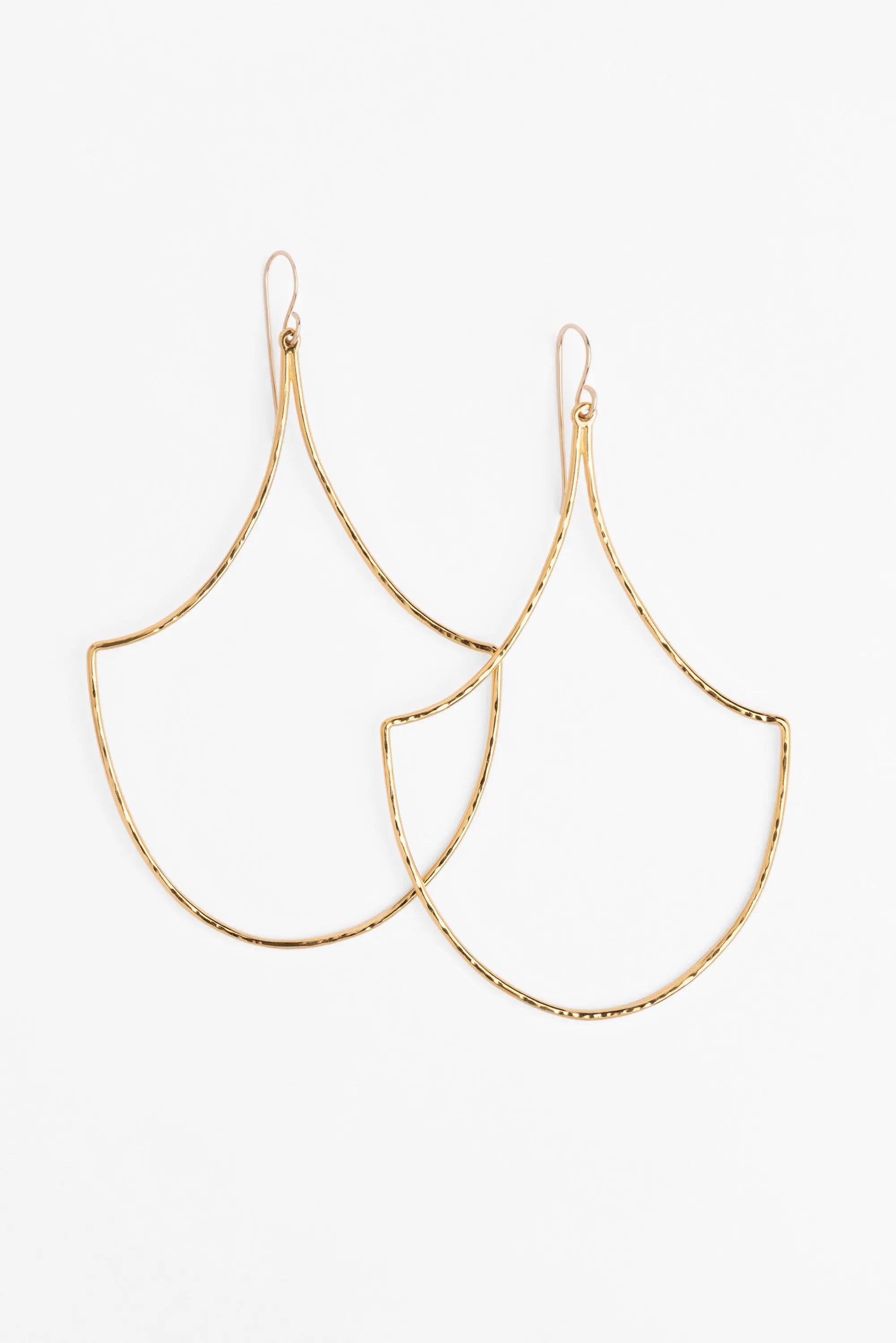 Mermaid Scale Hoop Earrings, designed by Keani Hawai'i in Maui