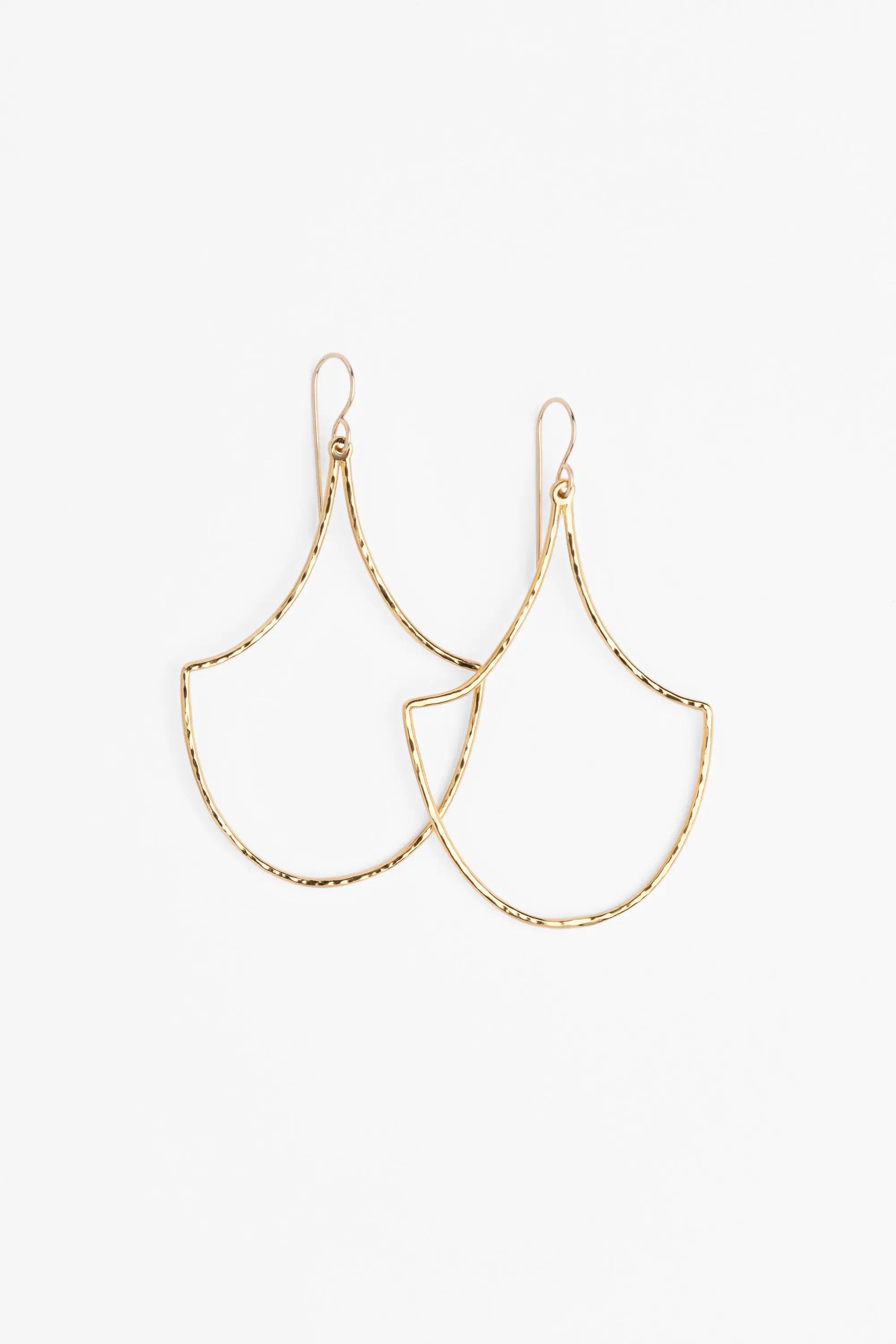 Mermaid Scale Hoop Earrings Size Small, designed by Keani Hawai'i in Maui