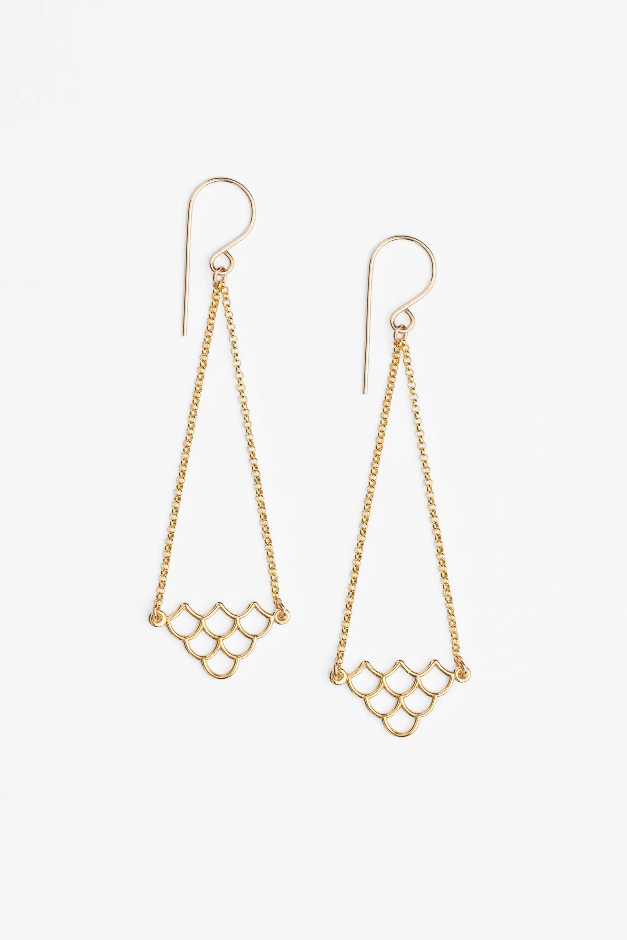 Mermaid Chandelier Earrings Designed by Keani Hawai'i in Maui