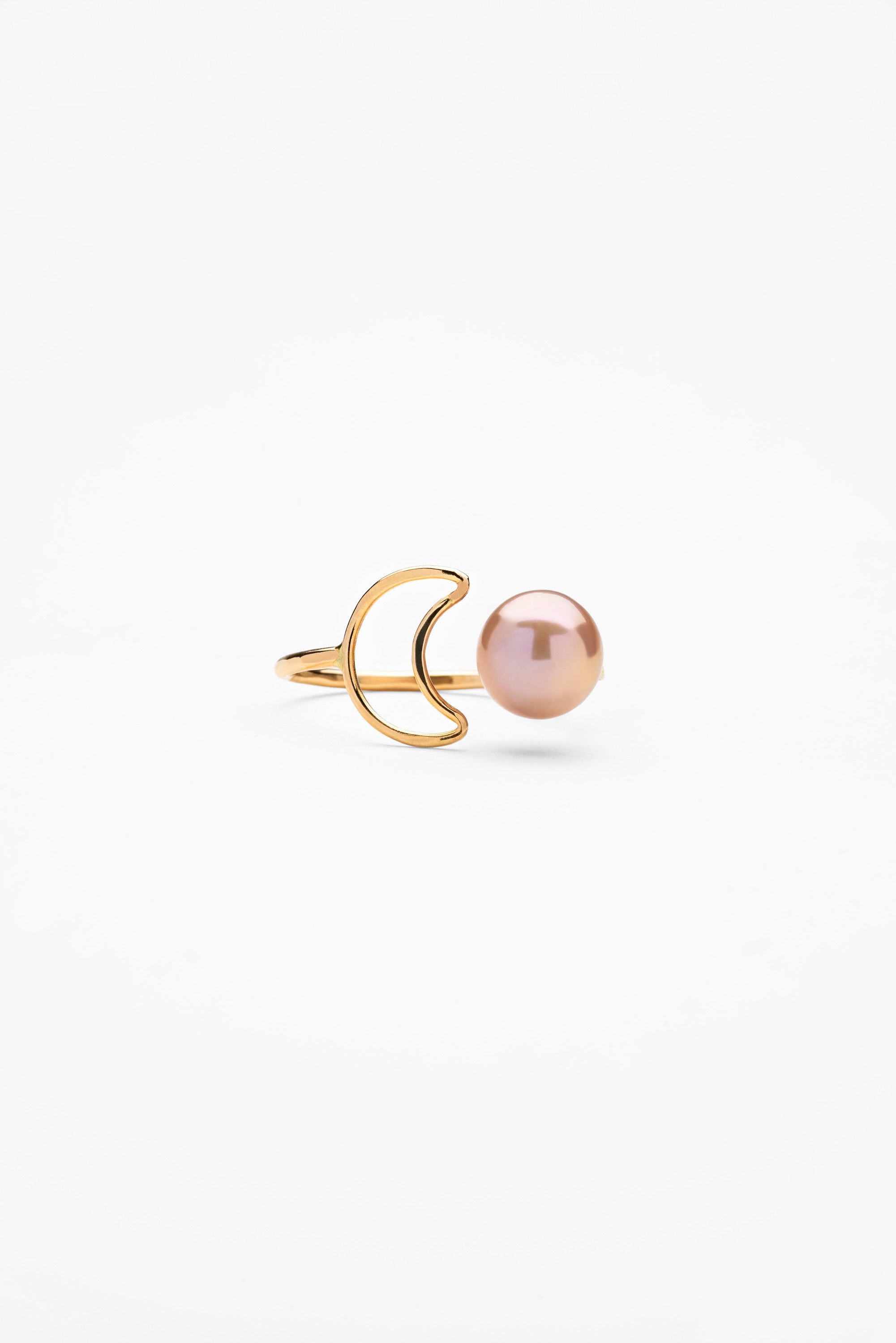 Mahina Pink Edison Pearl Ring, Keani Hawaii