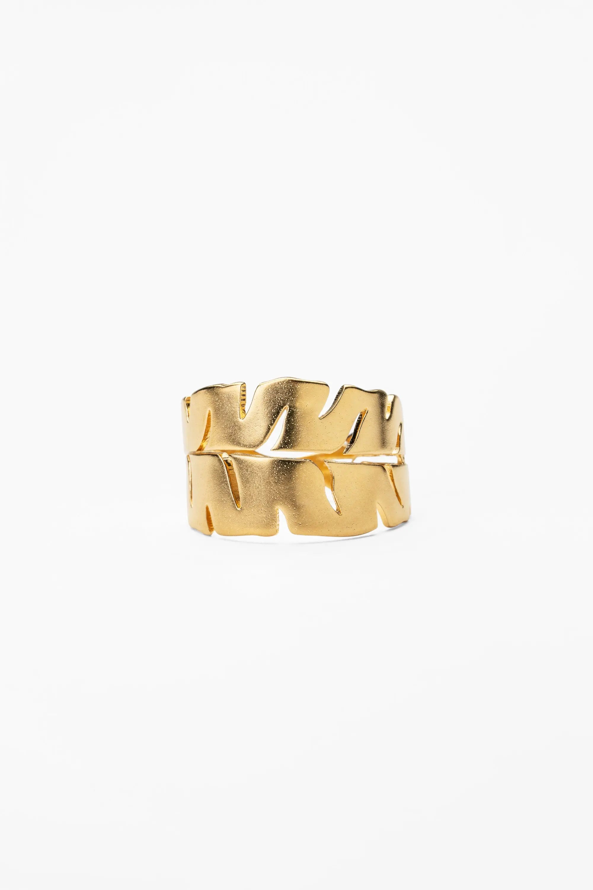 Lush Banana Leaf Ring - Signature Keani Hawai'i Design, Maui Hawaii