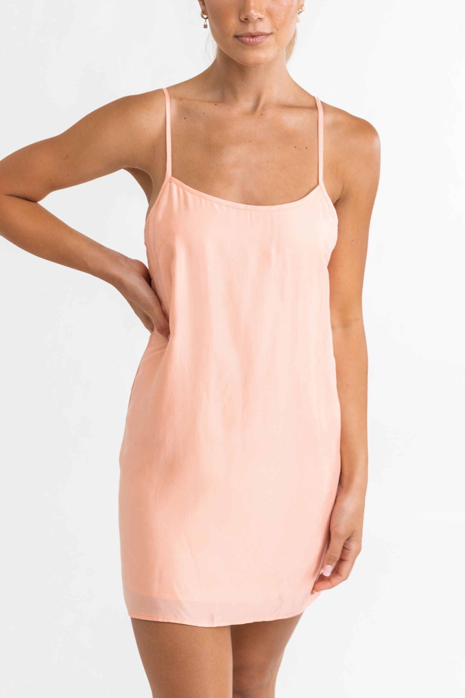 Bonnie Slip Mini Dress / Washed Peach RHYTHM