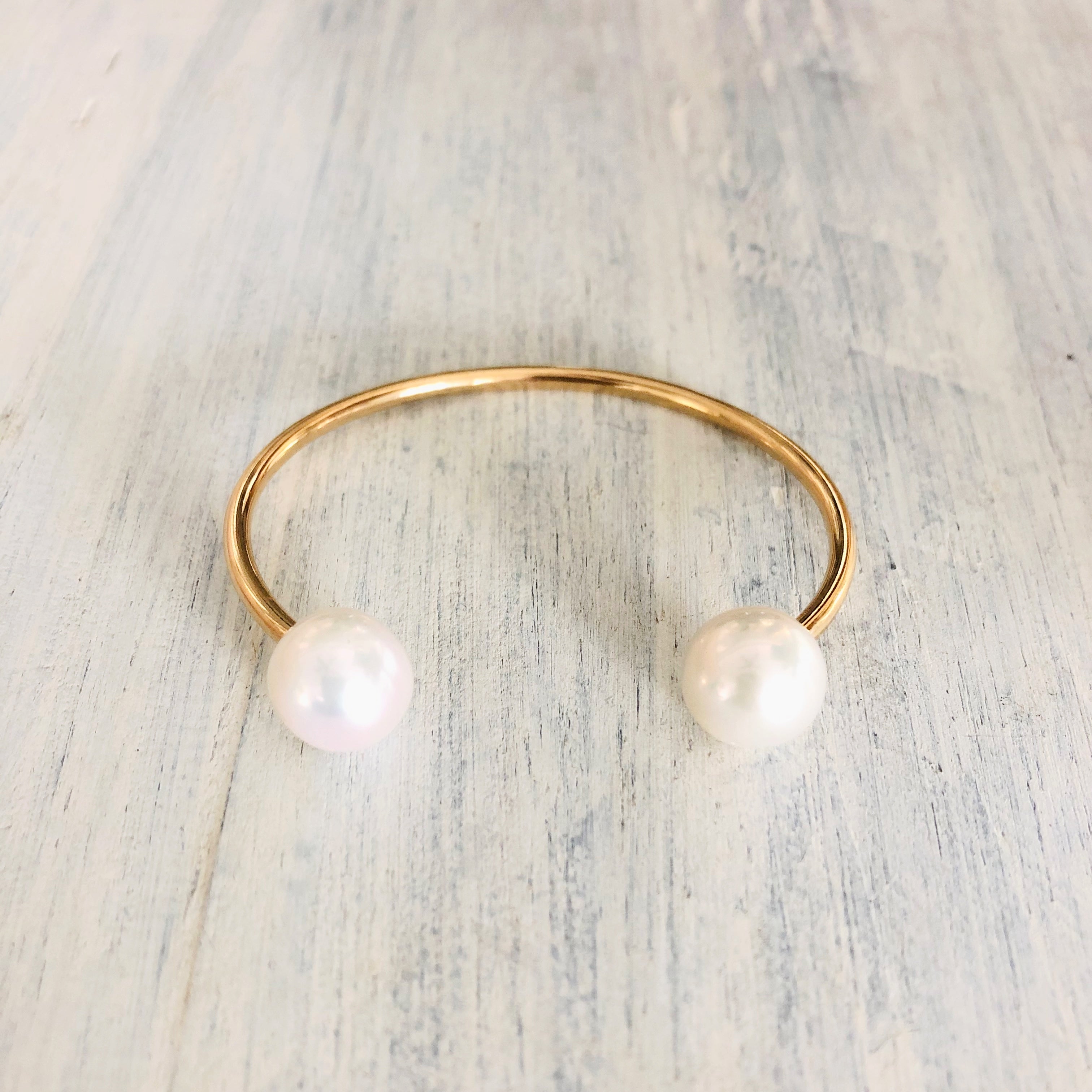 White Anuenue Cuff KEANI JEWELRY