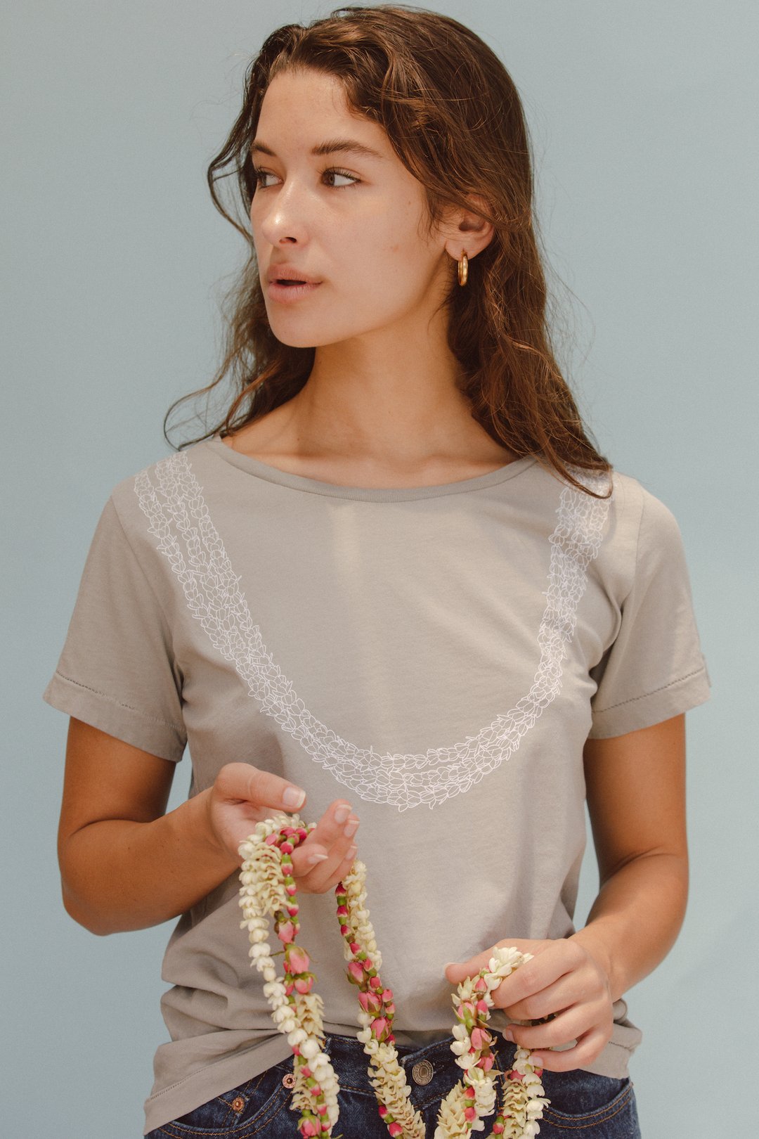 Lei Pikake Tee Mahina Made