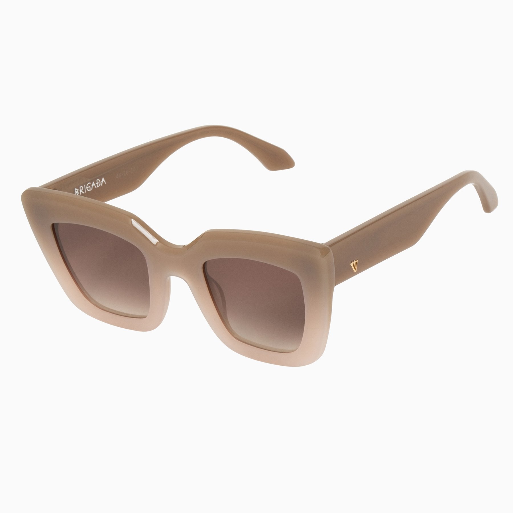 Polarized Brigada / Toffee Fade / Brown Gradient Lens Valley Eyewear