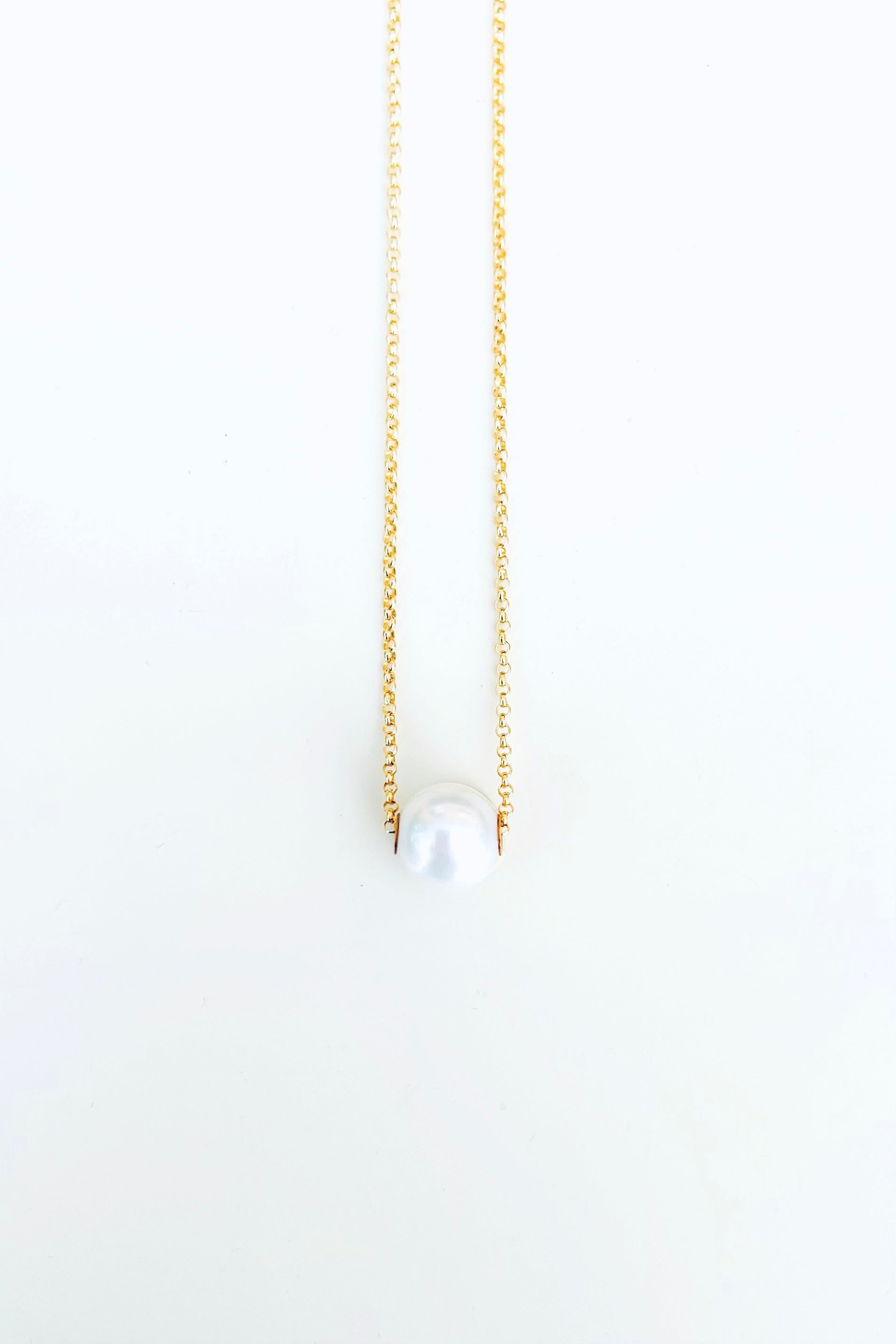 White Edison Luxe Threader KEANI JEWELRY