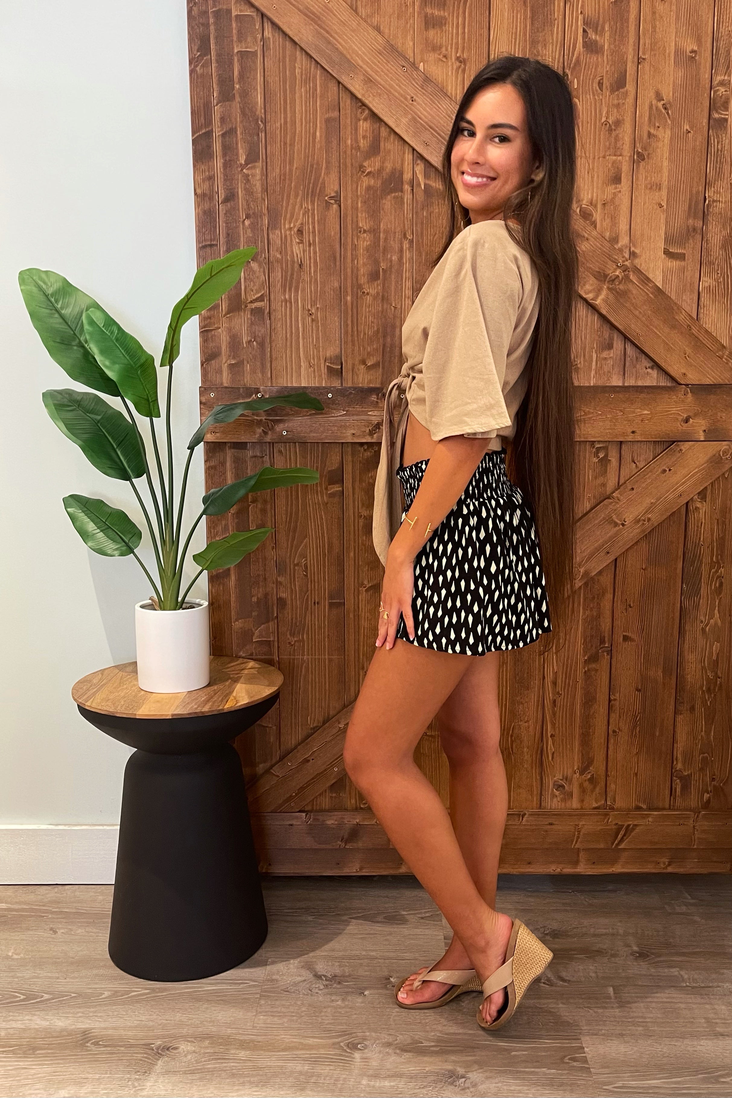 Fiorella Top / Linen Latte Khush Clothing