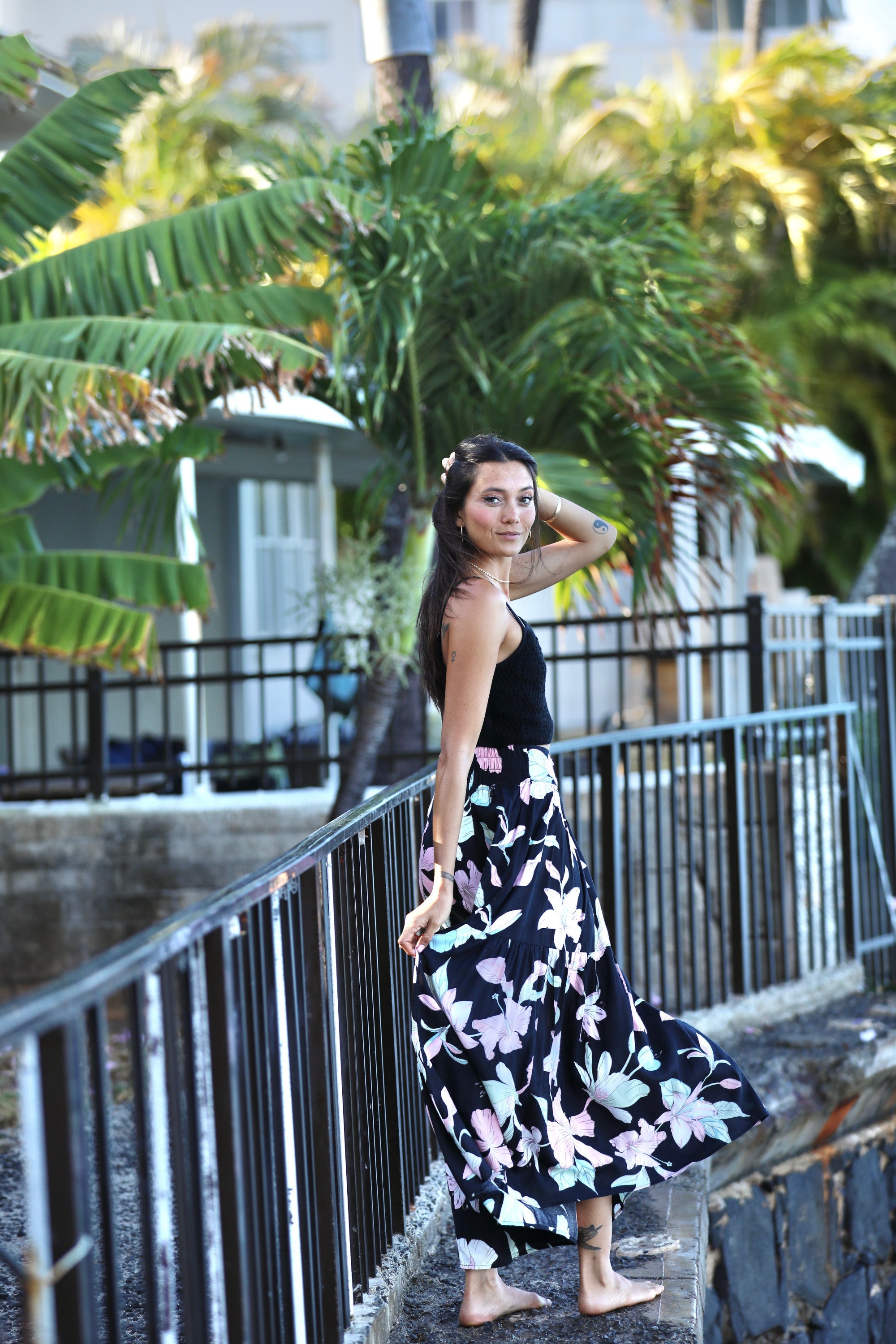 Makaha Tiered Skirt XIX PALMS