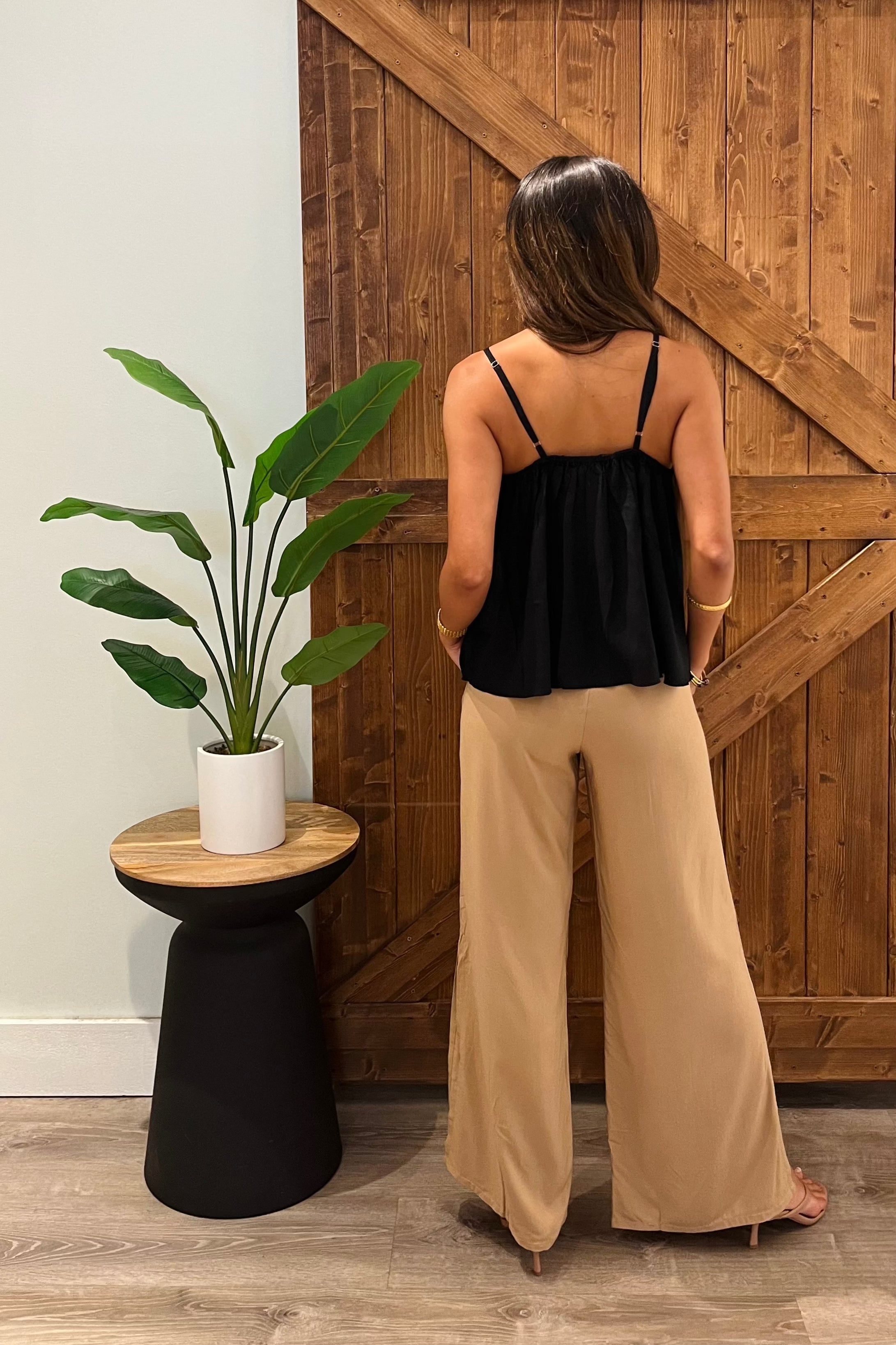 Alexi Top / Solid Black Khush Clothing