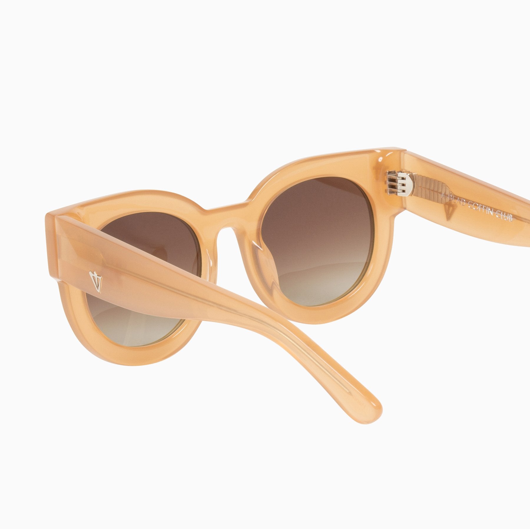 Polarized A Dead Coffin Club / Peach / Brown Gradient Lens Valley Eyewear