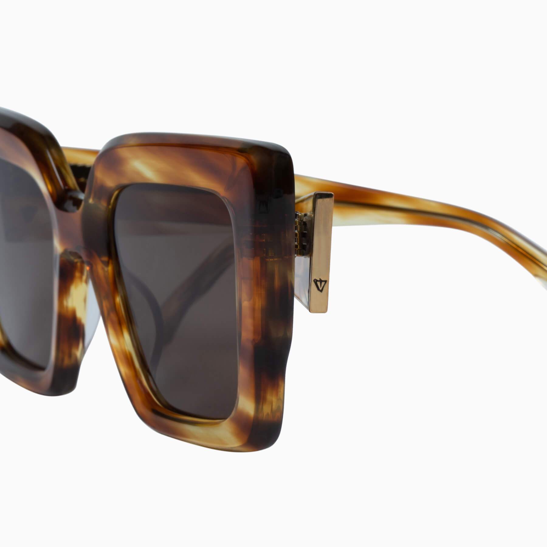 Polarized Amour / Butterscotch Tort / Brown Lens Valley Eyewear