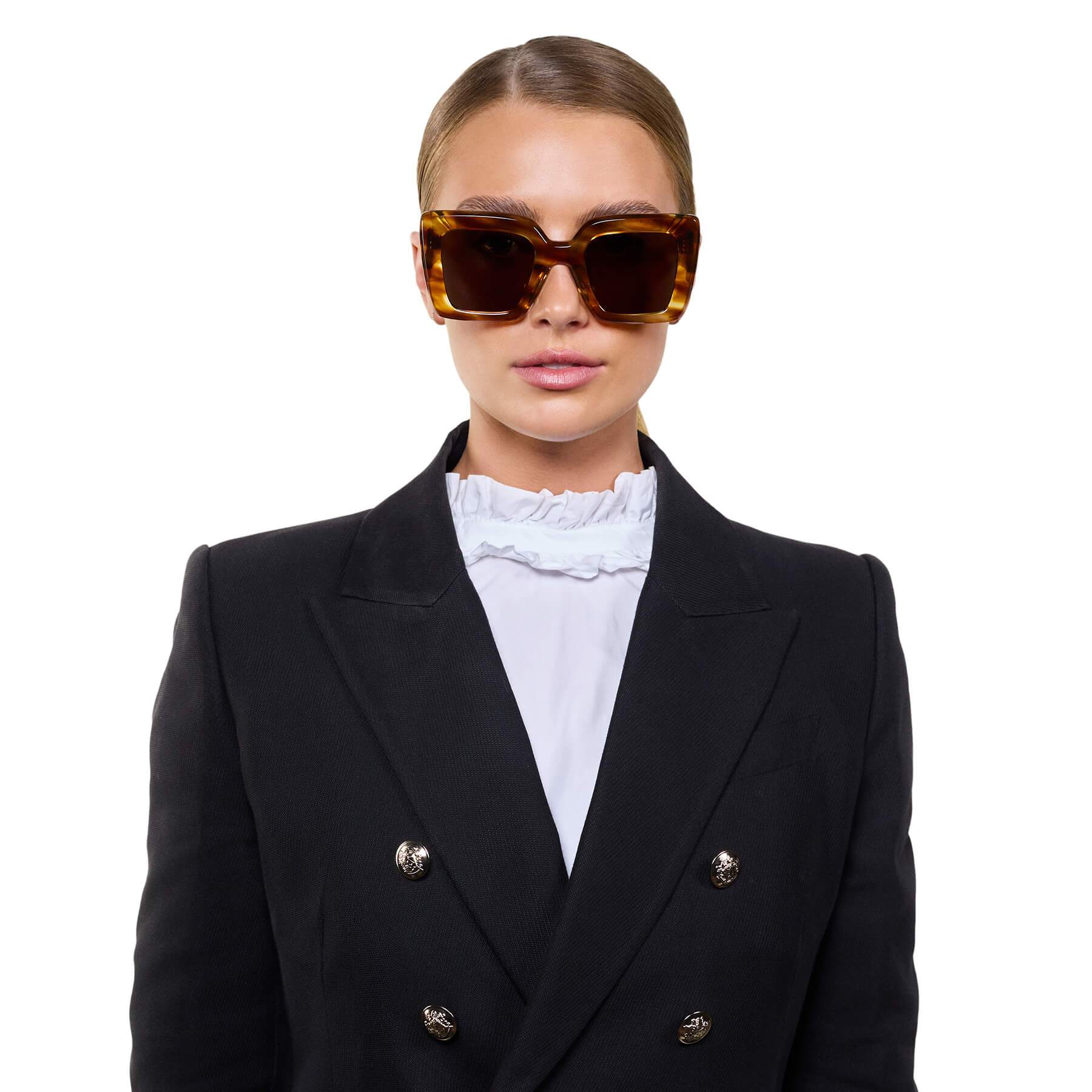 Polarized Amour / Butterscotch Tort / Brown Lens Valley Eyewear