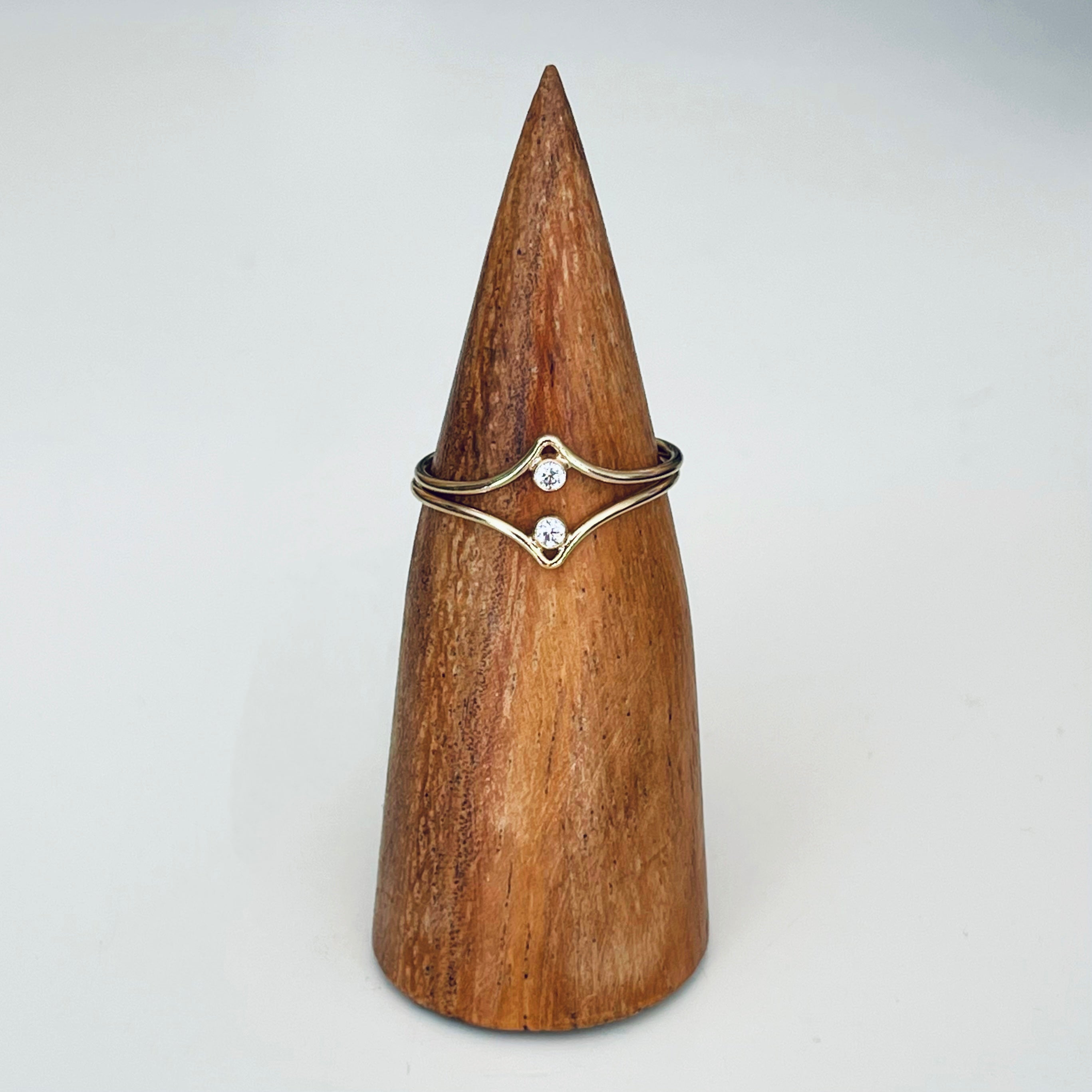Kaimana Chevron Ring / 2mm KEANI JEWELRY