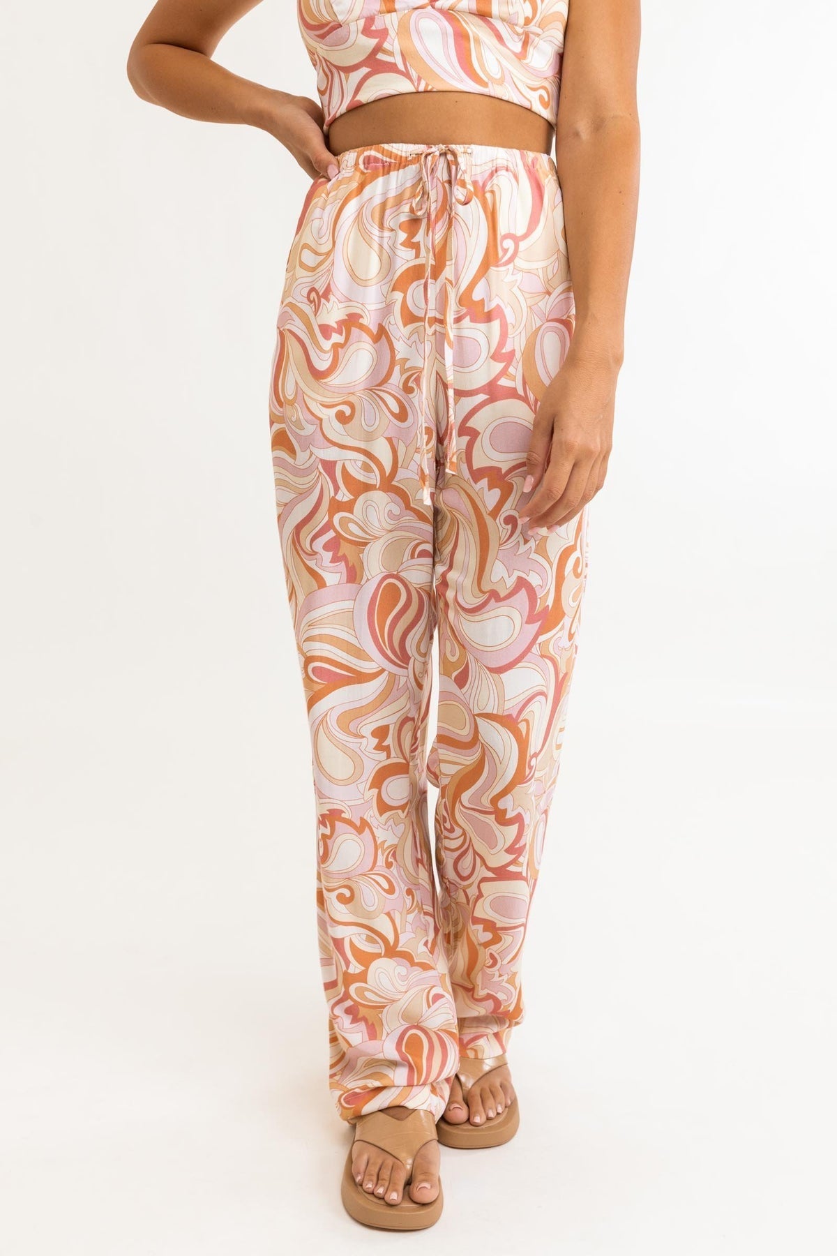 Las Palmas Drawstring Pant / Rose RHYTHM