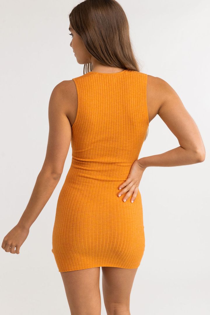Andie Knit Mini Dress / Tangelo RHYTHM