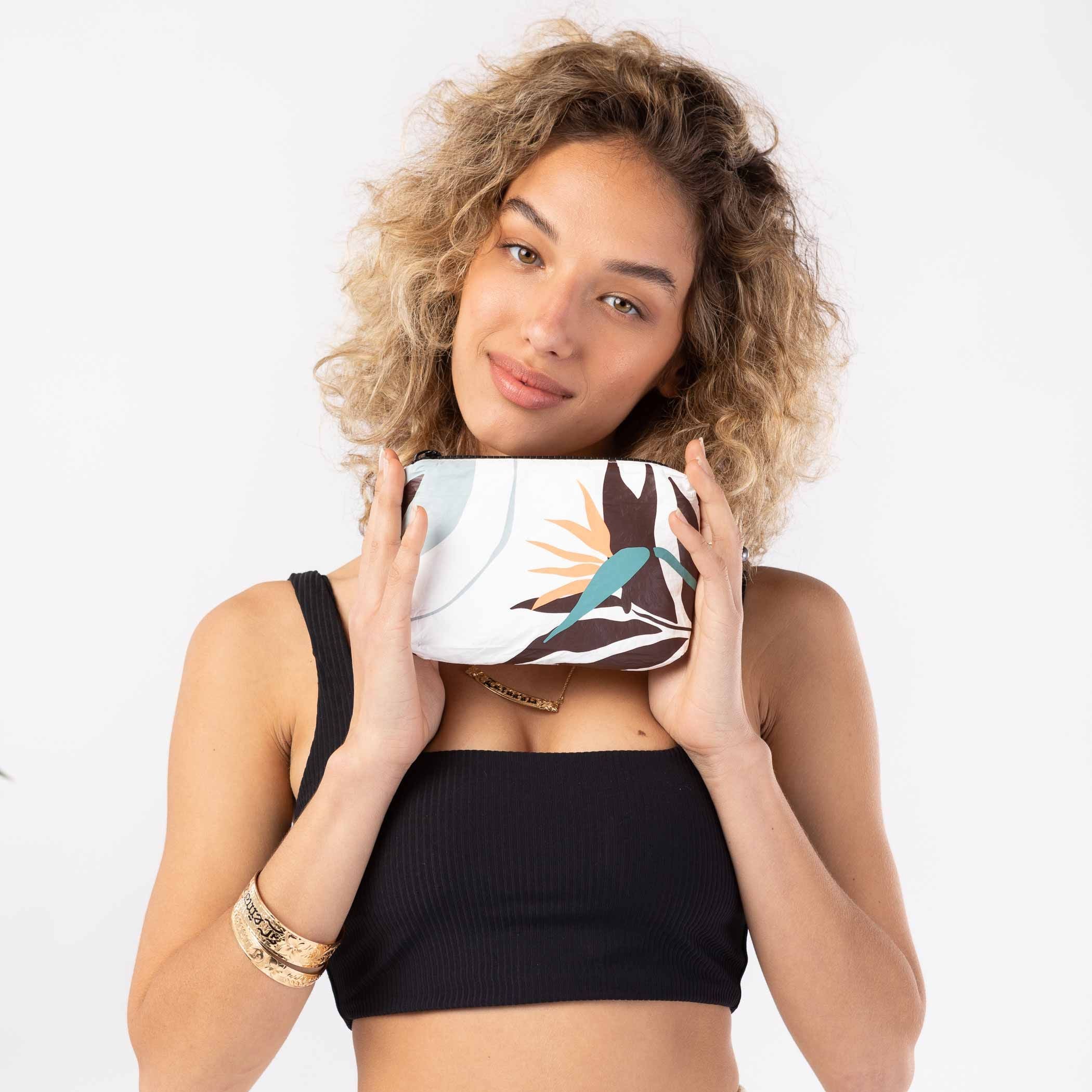 Painted Birds Mini Pouch / Cool Aloha Collection