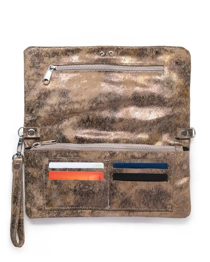 Crystal Crossbody Bag / Gold CoFi Leathers