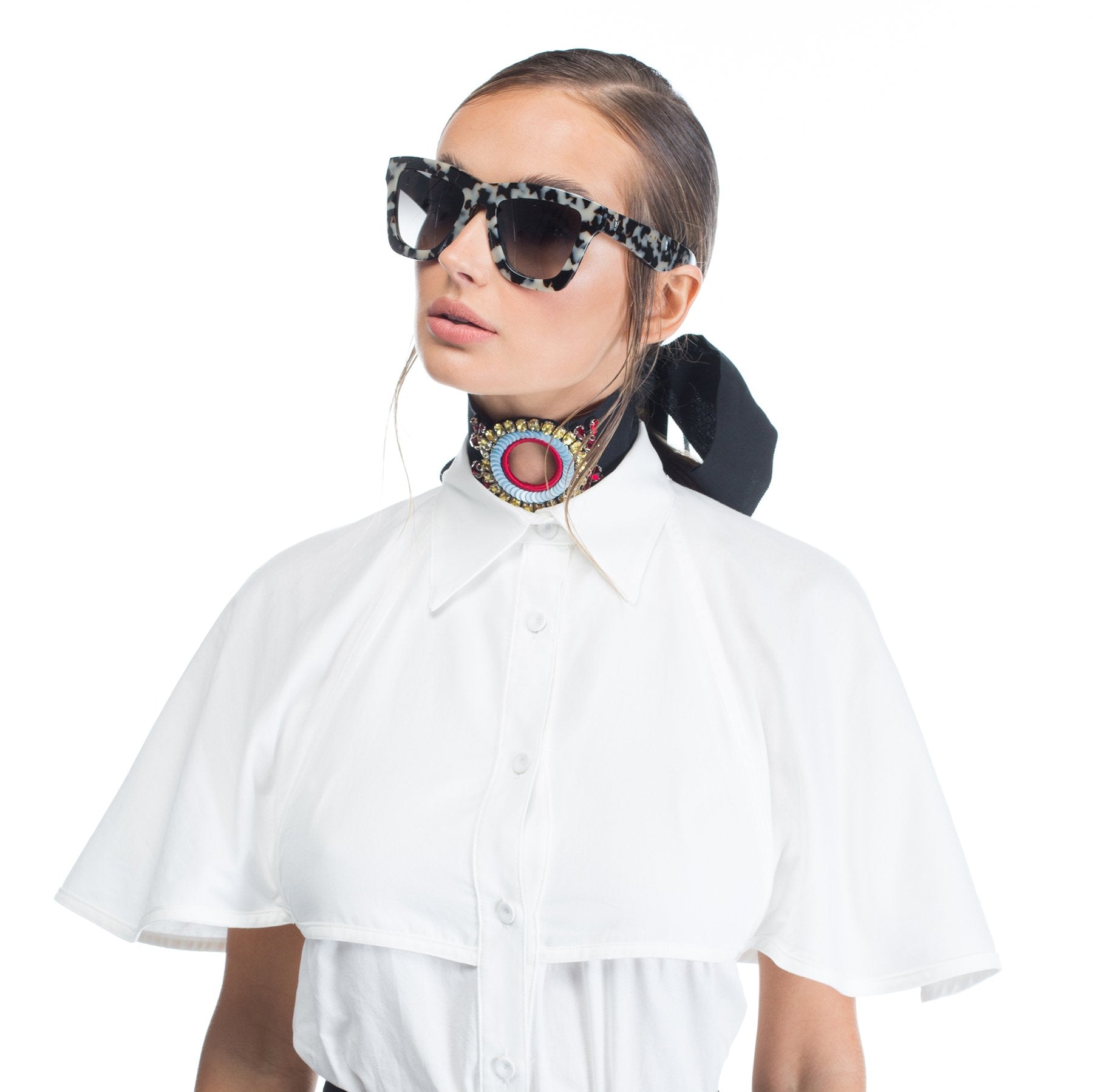 Polarized DB / Black & White Tort / Black Gradient Lens Valley Eyewear