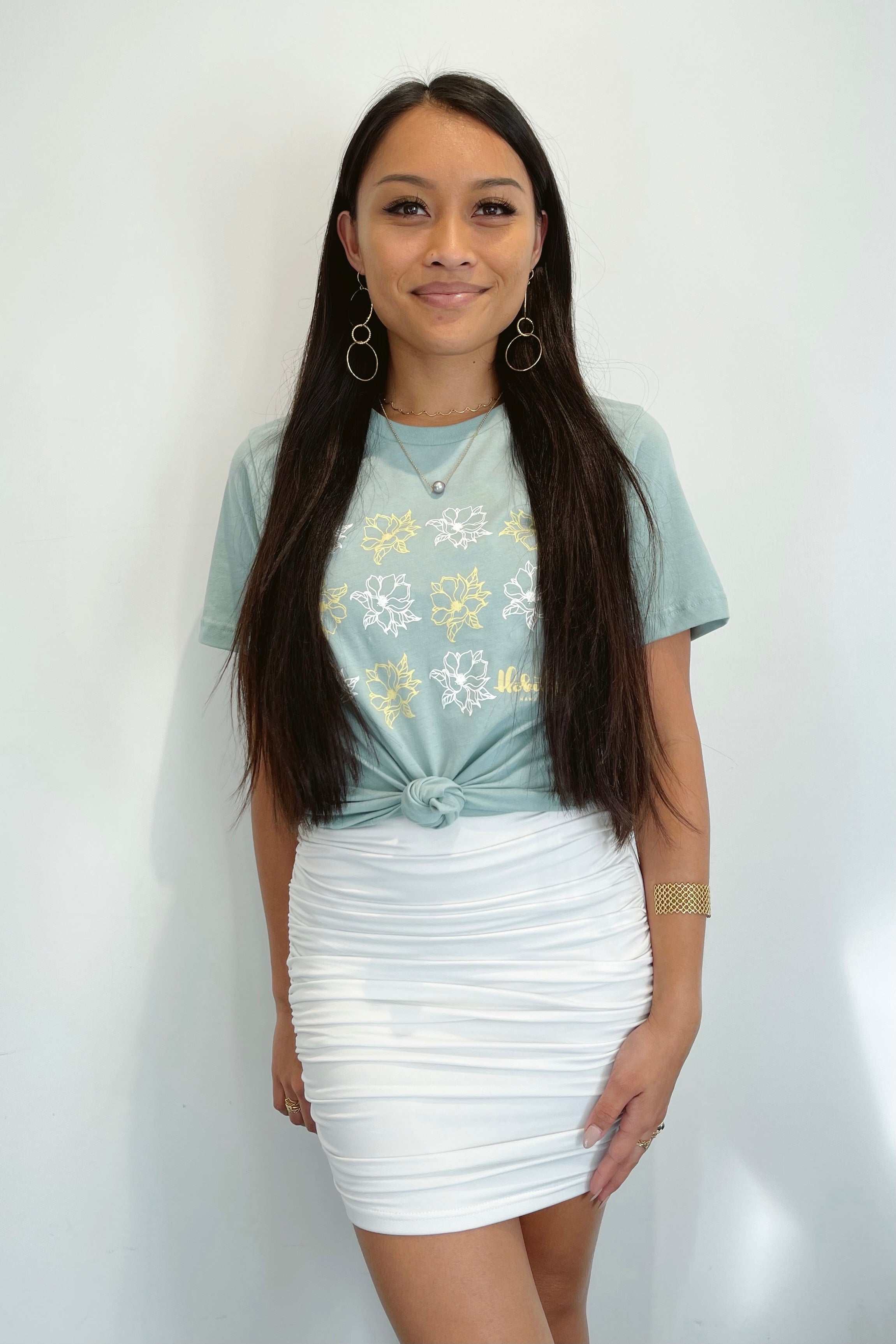 Blossom And Bloom Full Length Tee / Cactus Hoku Li'i