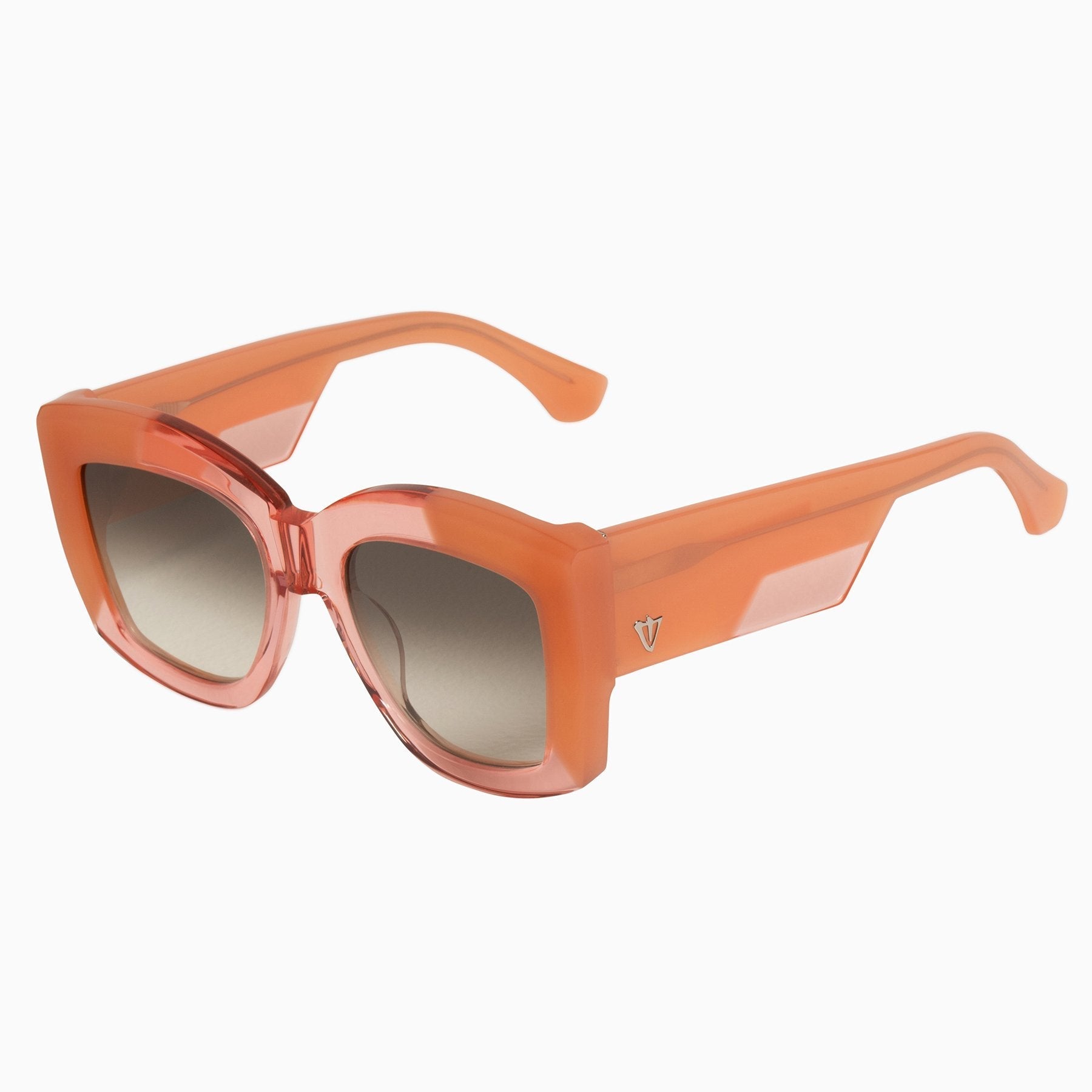 Polarized Coltrane / Transparent Pink with Blush / Brown Gradient Lens Valley Eyewear