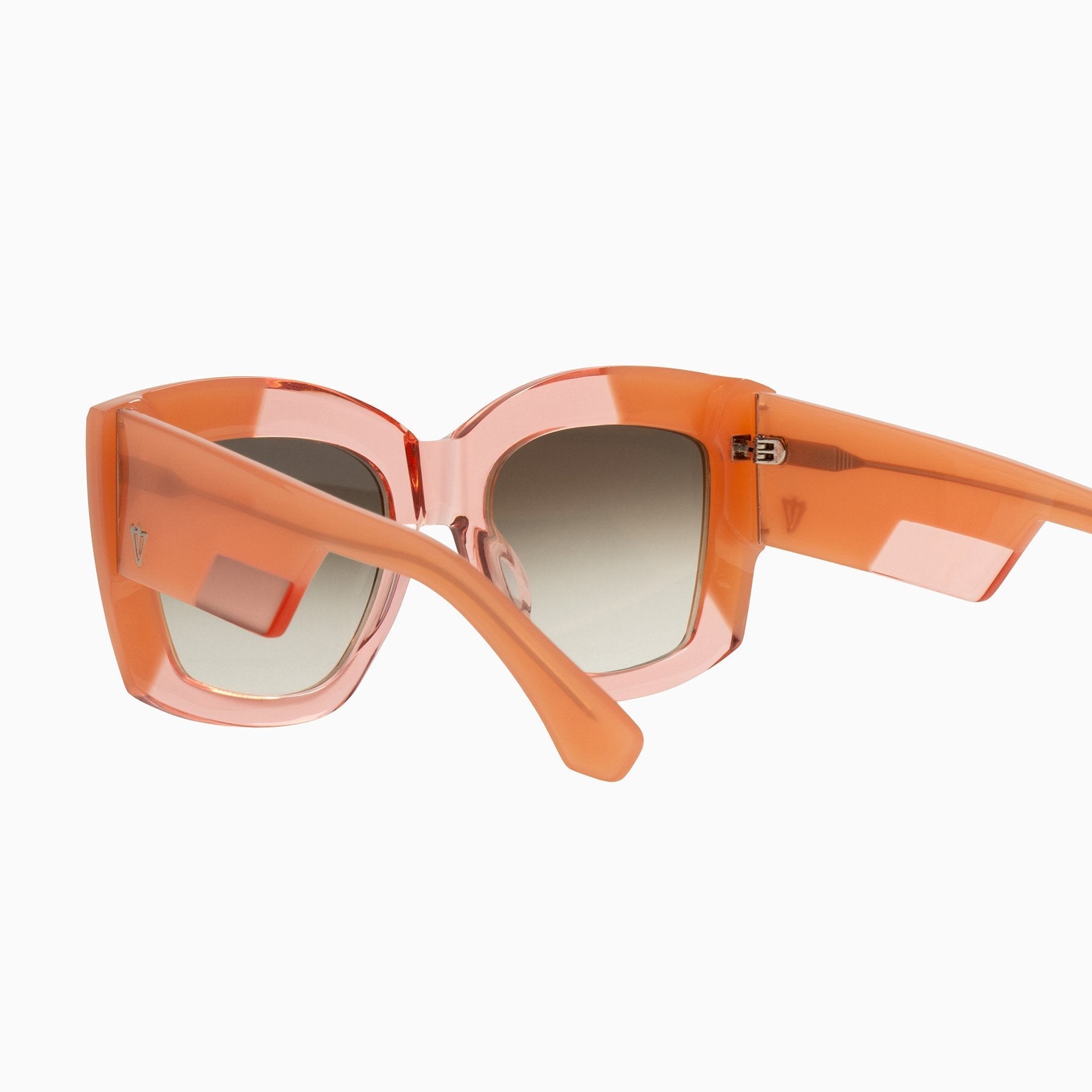 Polarized Coltrane / Transparent Pink with Blush / Brown Gradient Lens Valley Eyewear