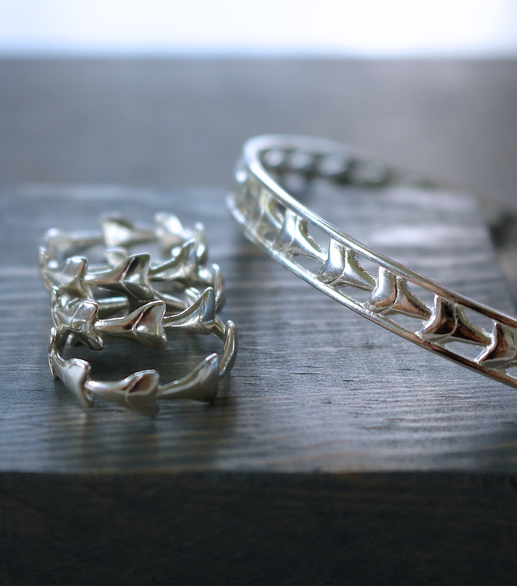 Shark Tooth Stacking Ring by Keani Jewelry