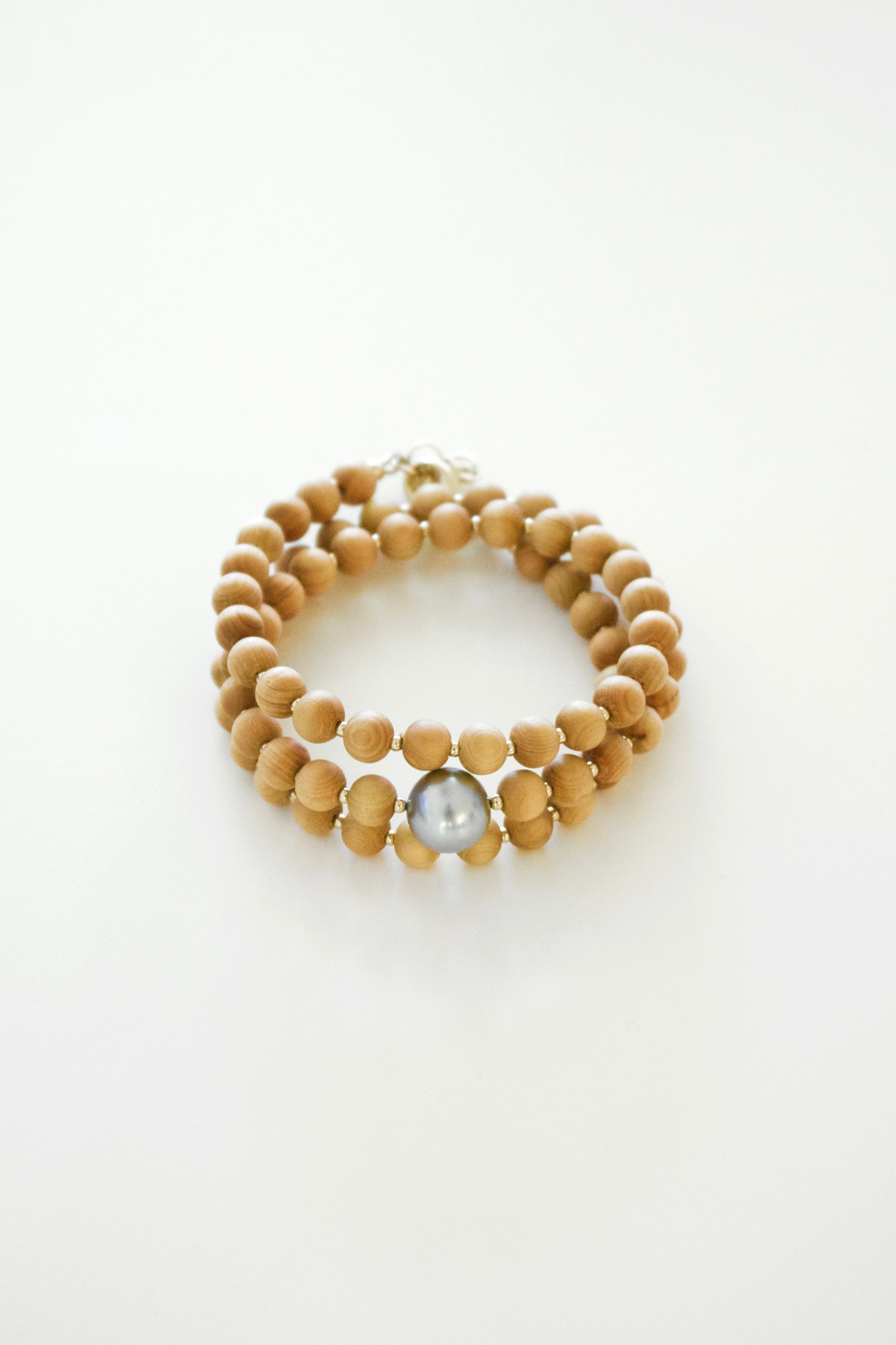 'Iliahi Tahitian Wrap Bracelet/Necklace KEANI JEWELRY