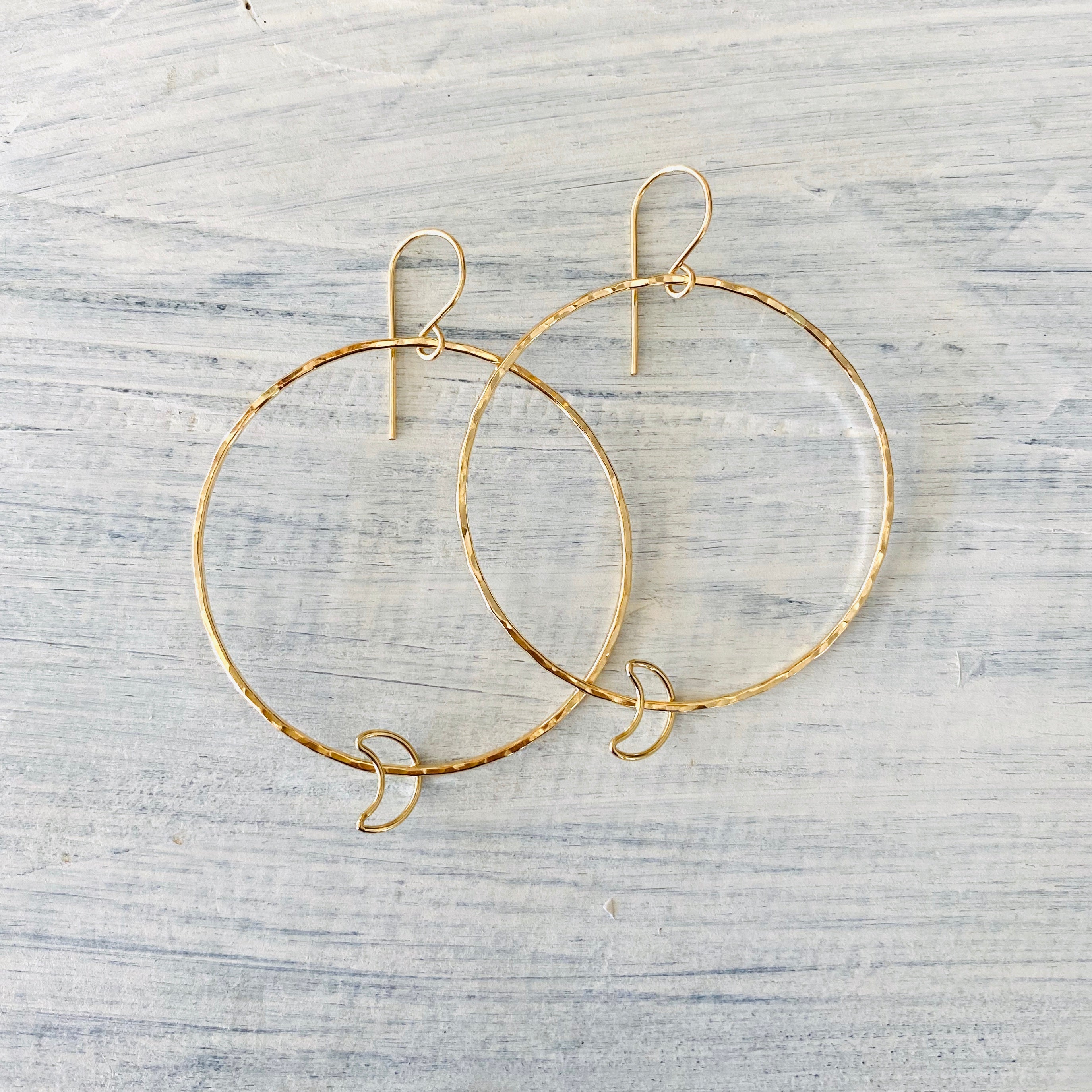 Large Mahina Charmed Hoops KEANI JEWELRY