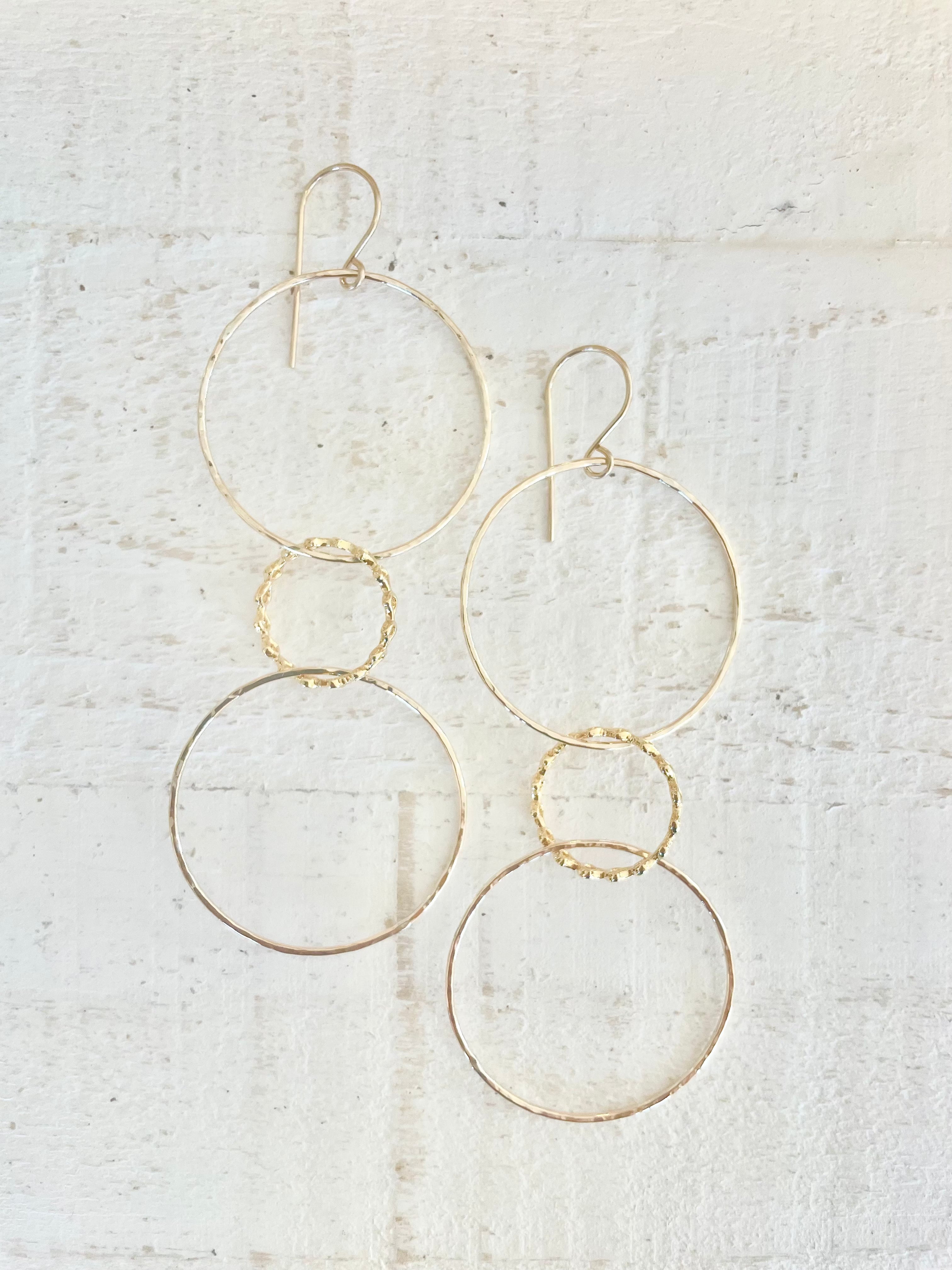 Enamerred Linking Hoops KEANI JEWELRY