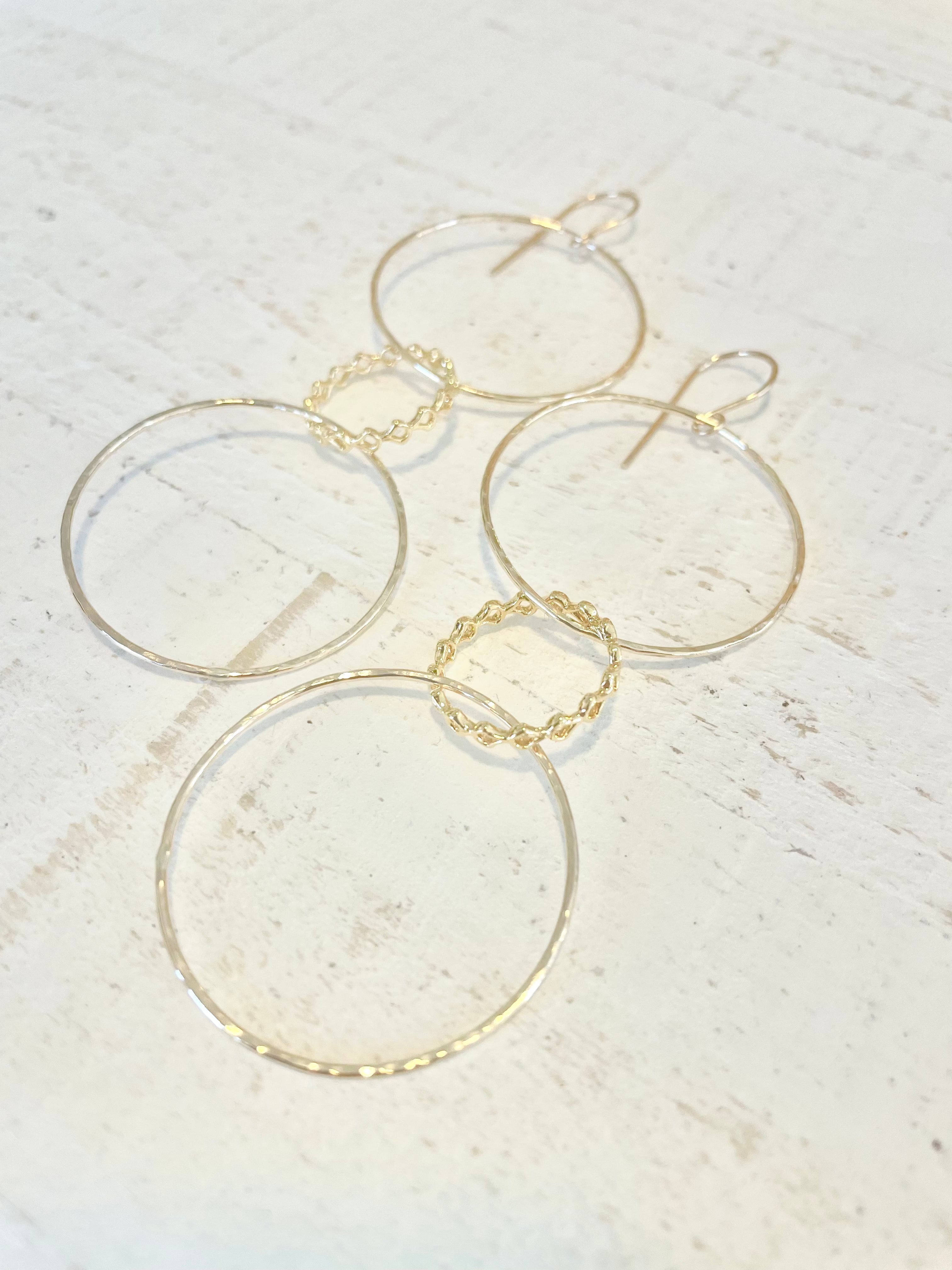 Enamerred Linking Hoops KEANI JEWELRY