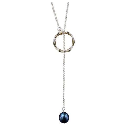 He'e Tahitian Pearl Lariat KEANI JEWELRY