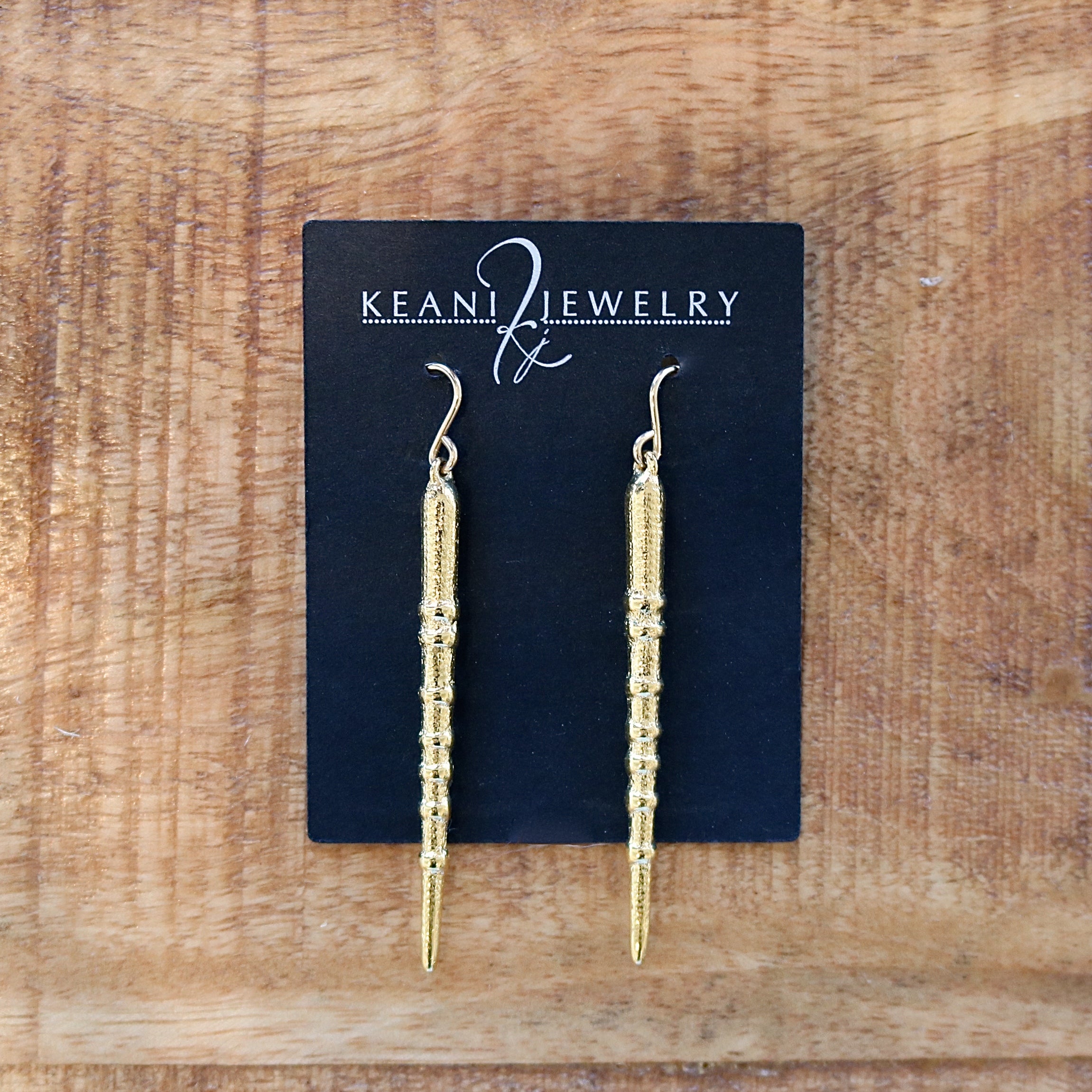 Olowalu Urchin Spike Earrings, Keani Jewelry