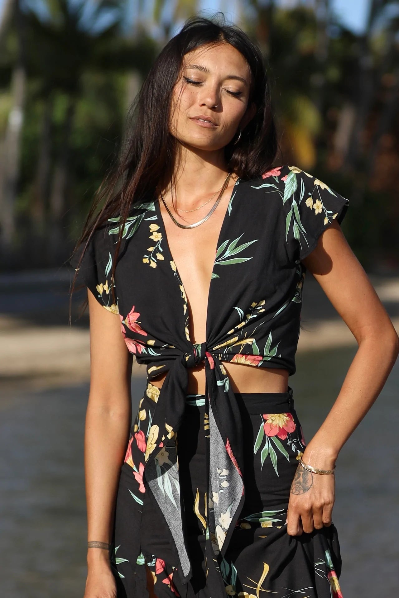 Ka'anapali Knot Top XIX PALMS