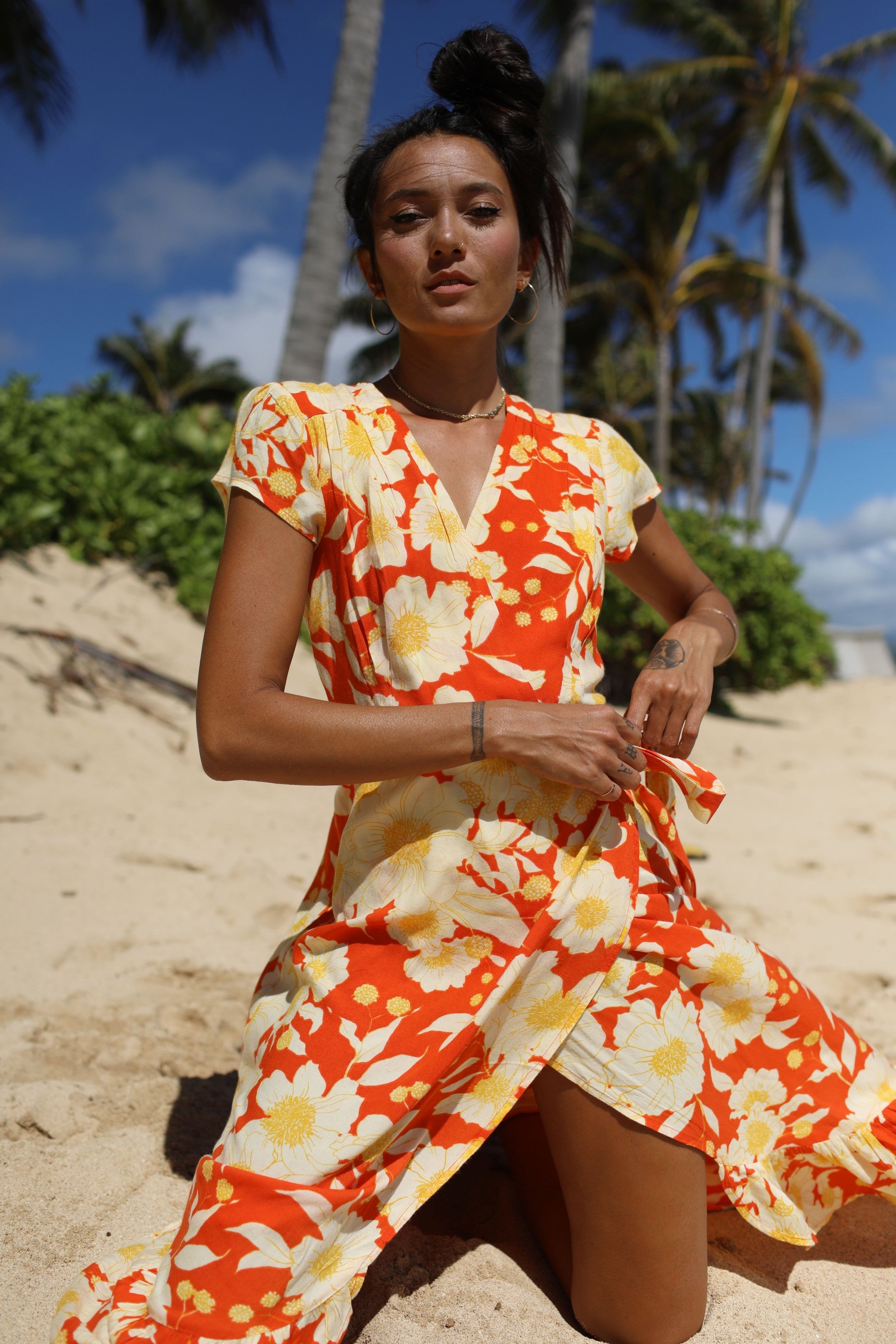 Kapalua Wrap Dress XIX PALMS