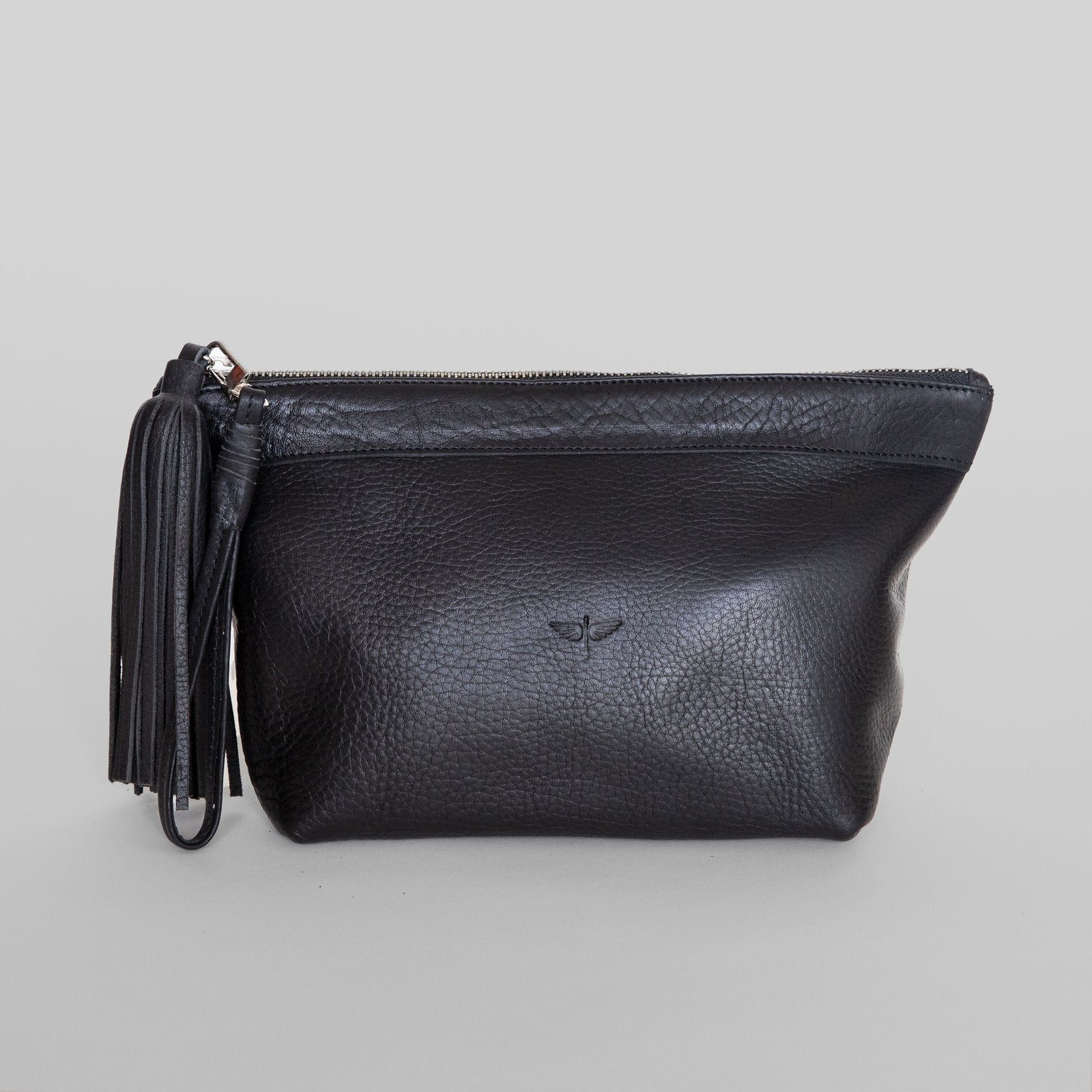Laguna Leather Clutch / Black CLHEI