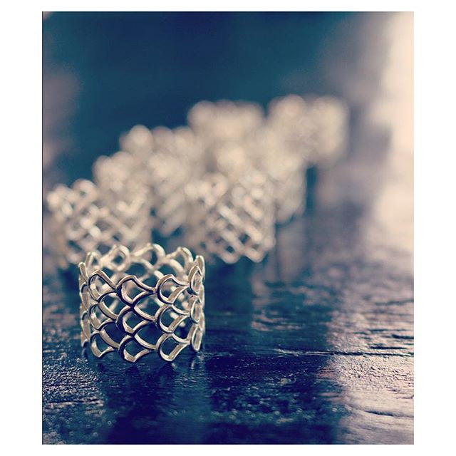 Mermesh Ring designed by Keani Jewelry