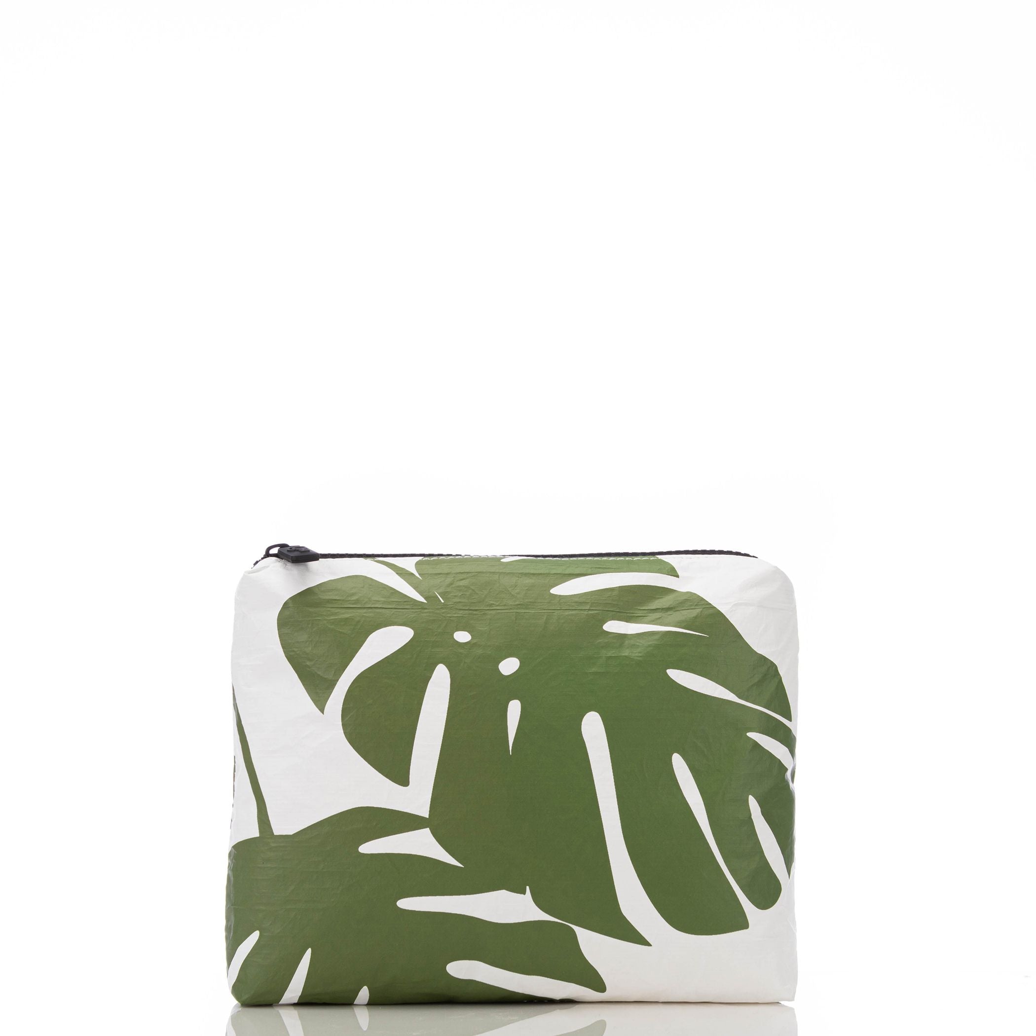 Monstera Small Pouch / Seaweed Aloha Collection