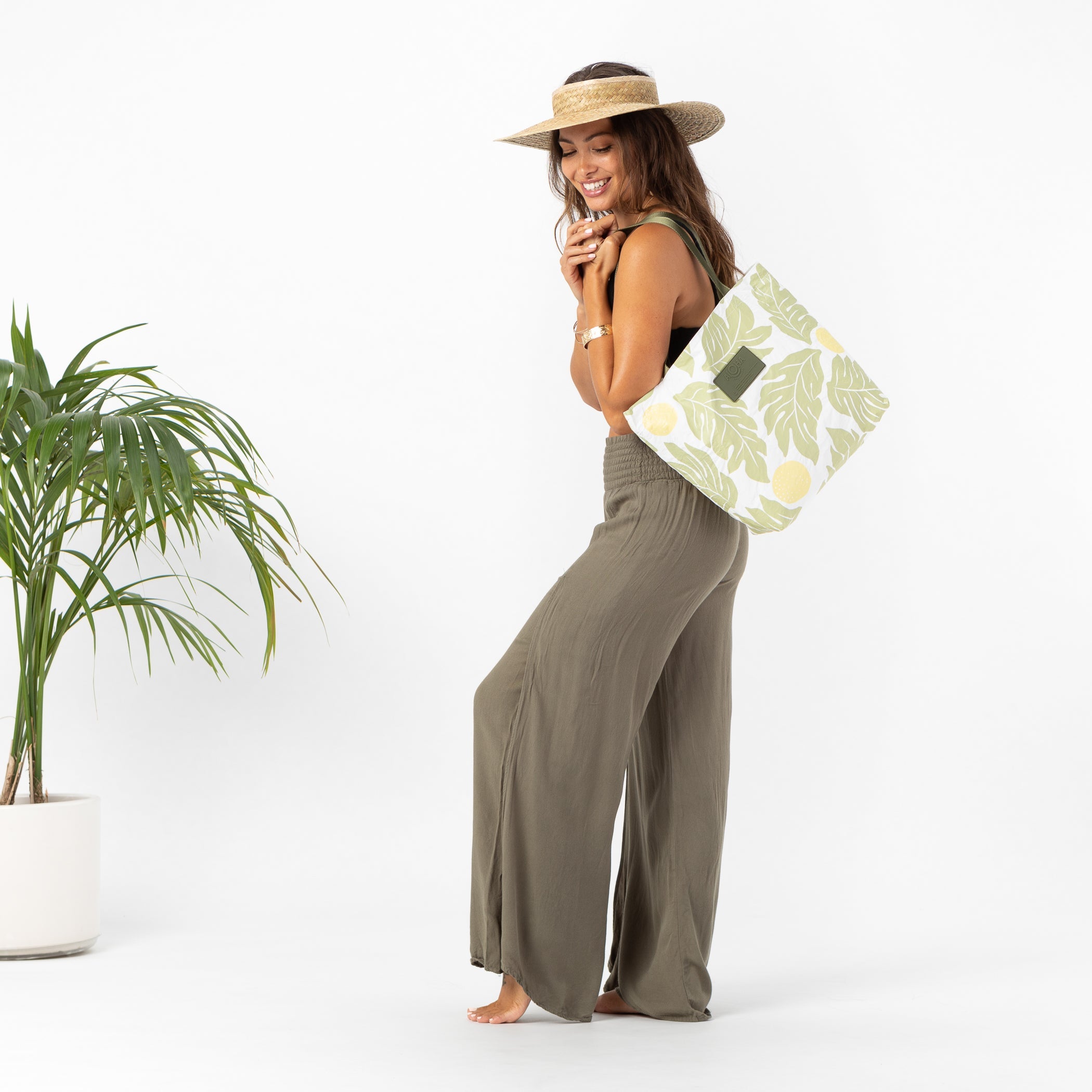 'Ulu Reversible Tote / Matcha Aloha Collection