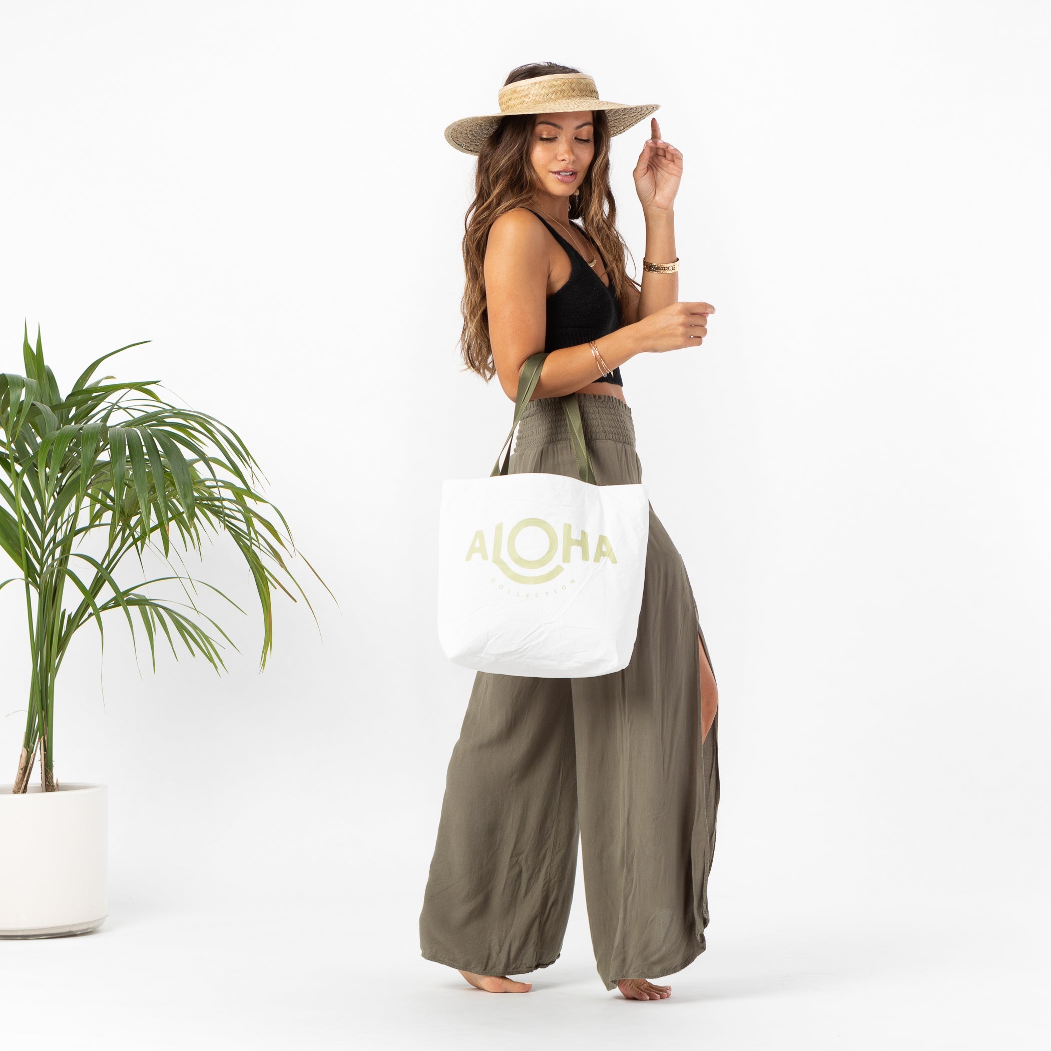 'Ulu Reversible Tote / Matcha Aloha Collection