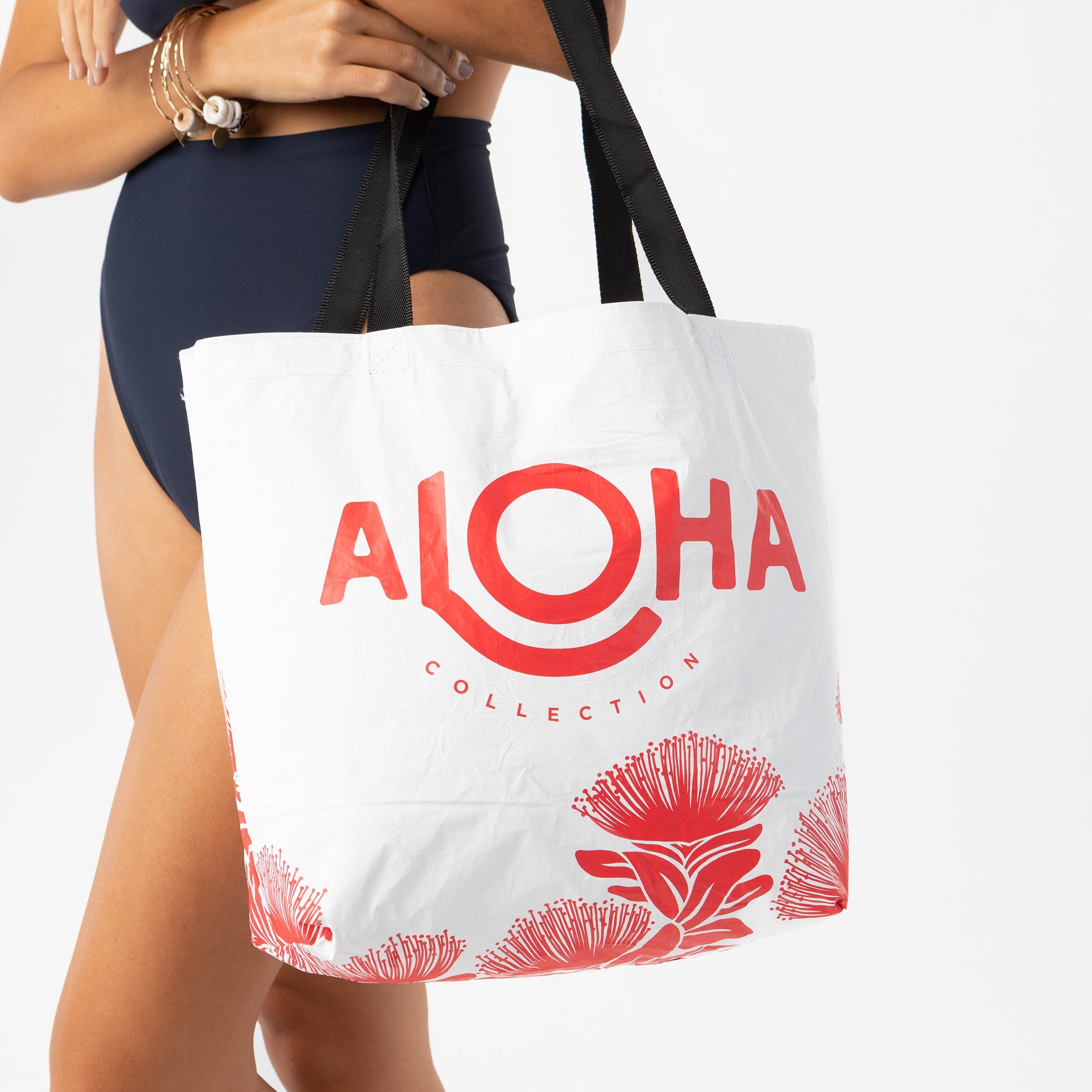 Big Island 'Ohi'a Lehua Reversible Tote 23' Aloha Collection