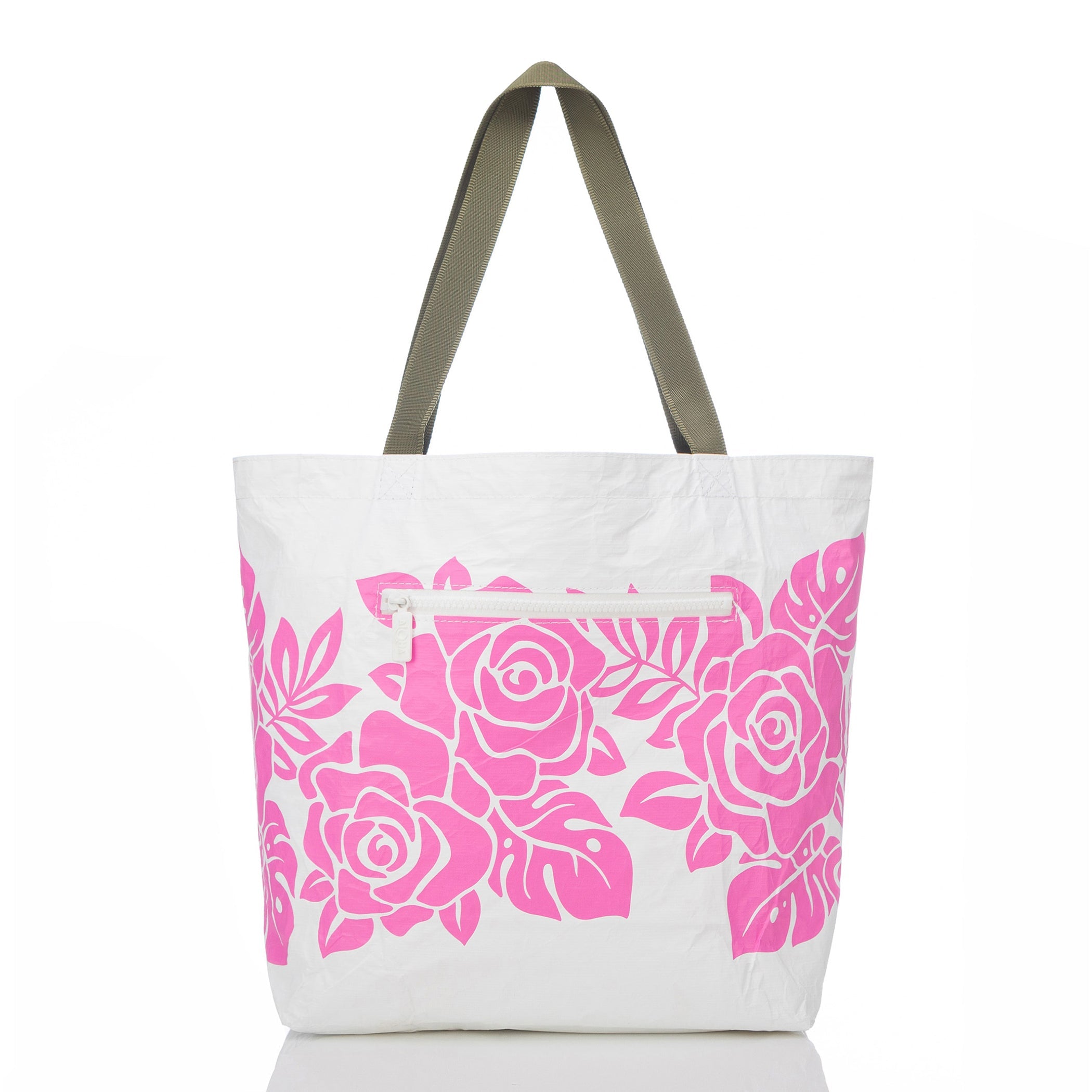 Maui Lokelani Rose Reversible Tote 23' Aloha Collection