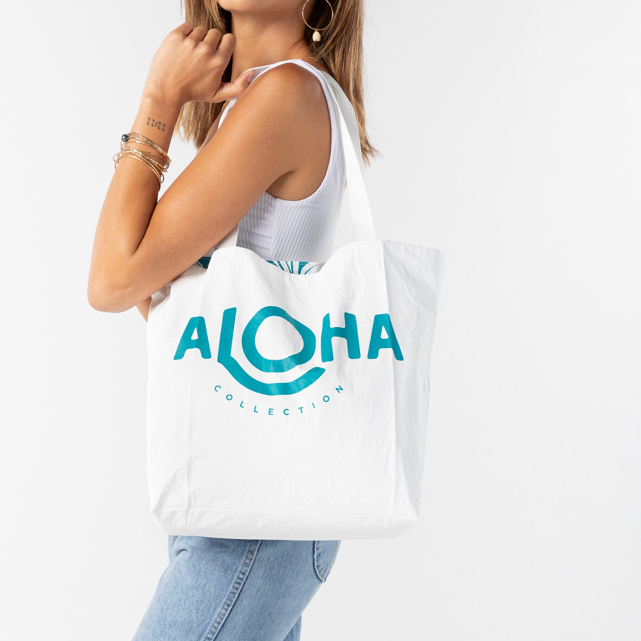 Pa'ina Reversible Tote / Marine Aloha Collection
