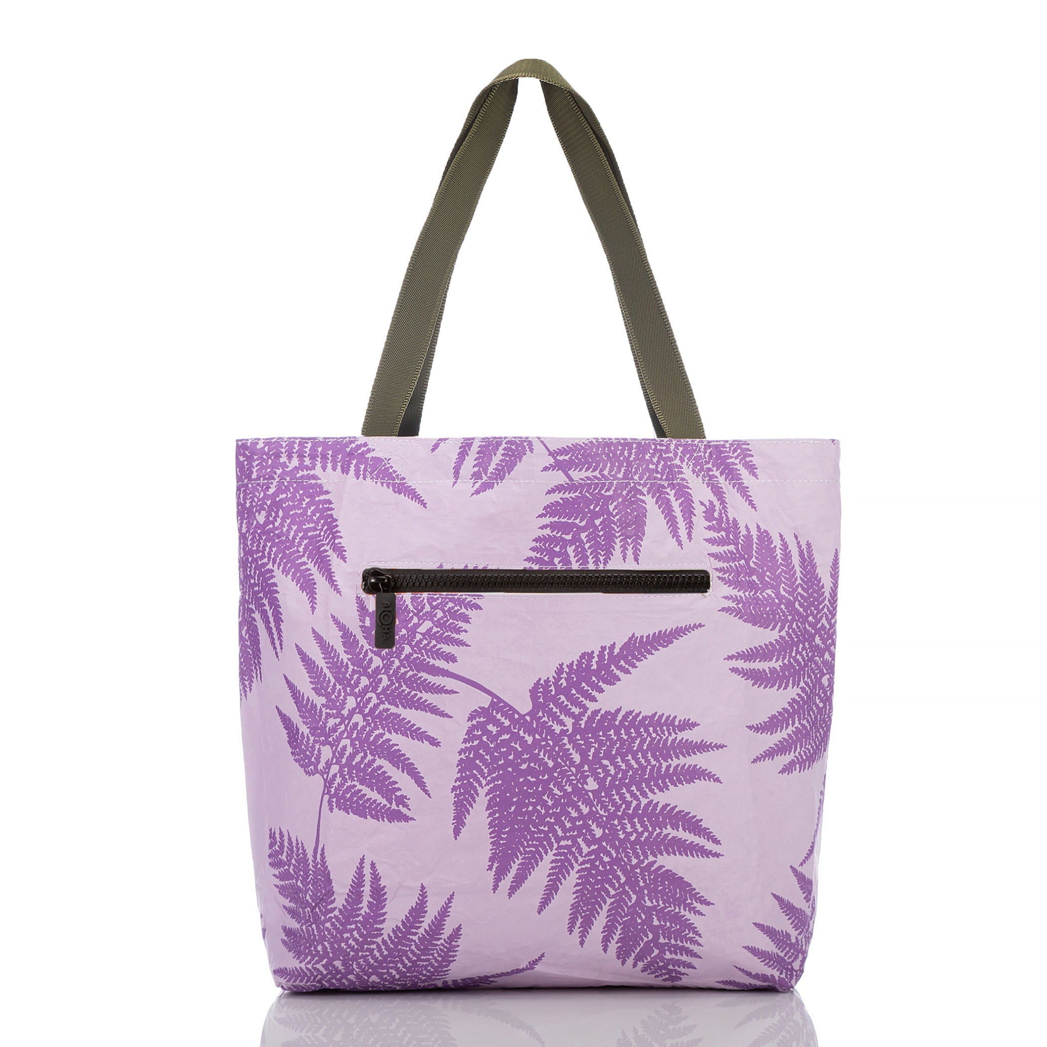 Palapalai Reversible Tote / Lilac Aloha Collection
