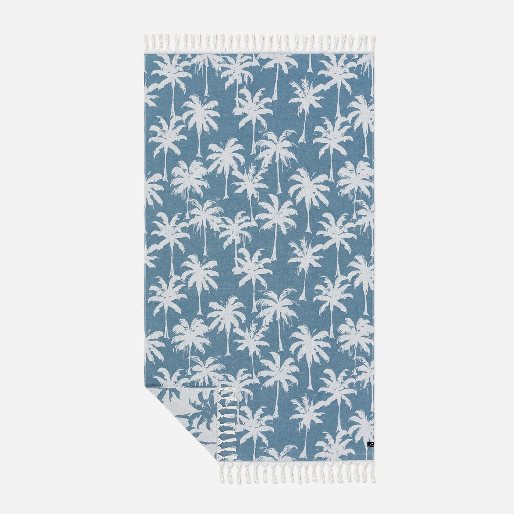 Loreto Blue / Slowtide Turkish Towel Slowtide