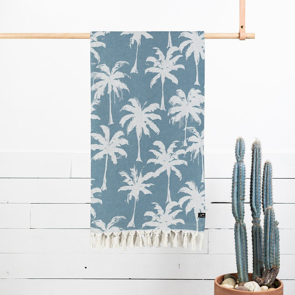 Loreto Blue / Slowtide Turkish Towel Slowtide