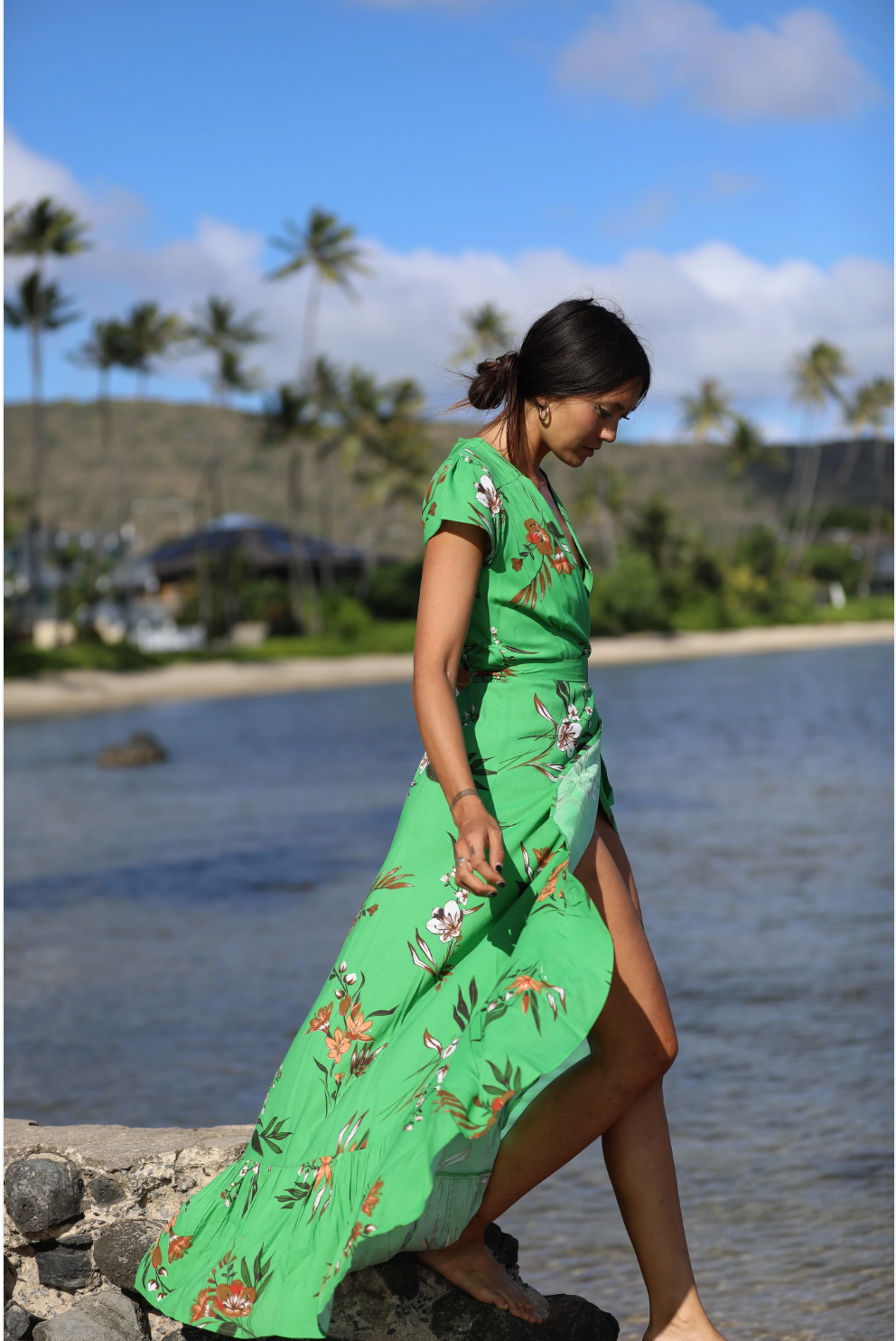 Hana Wrap Dress XIX PALMS