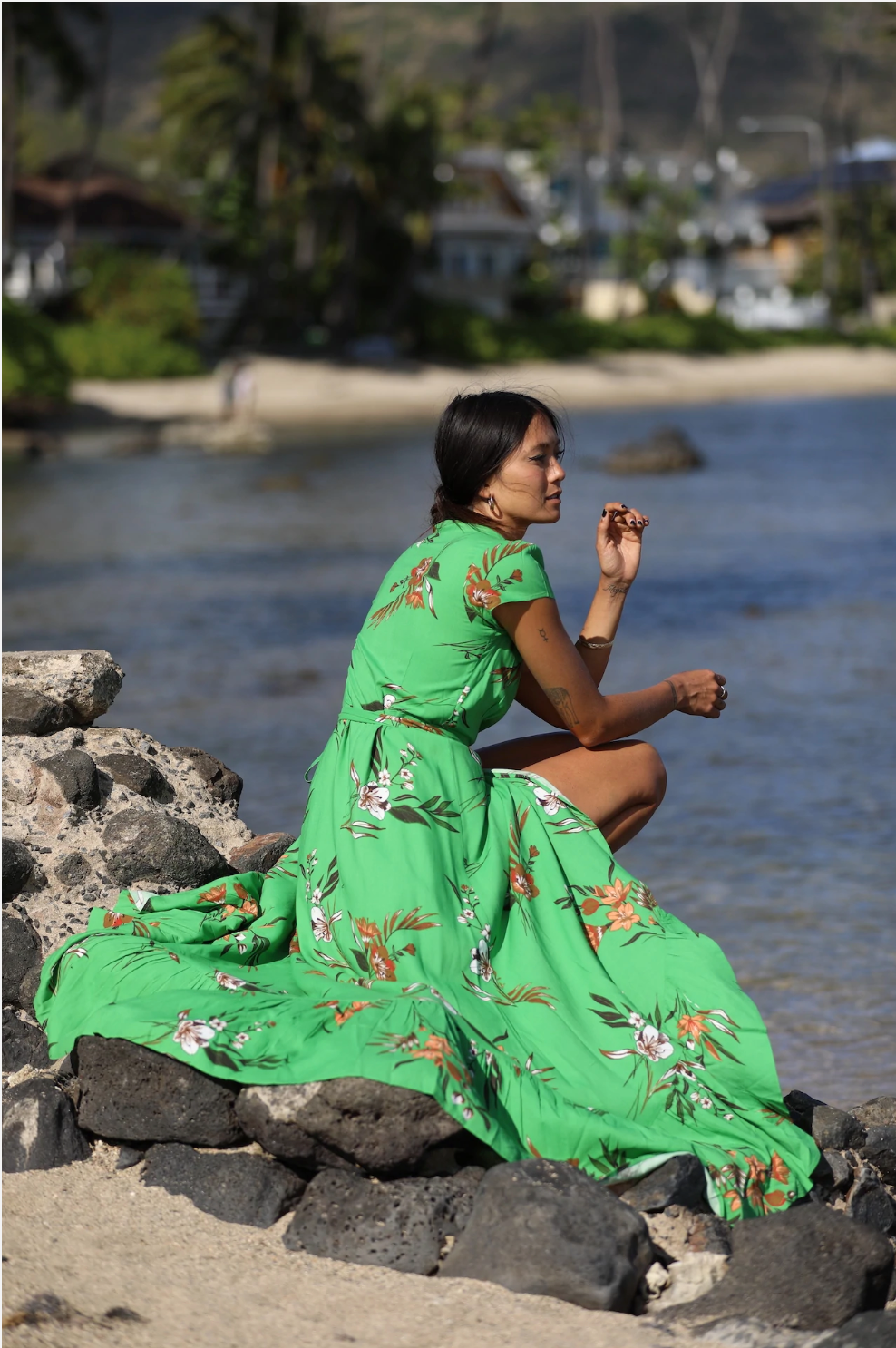 Hana Wrap Dress XIX PALMS